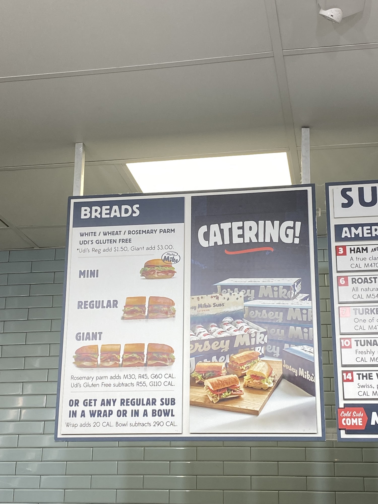 Jersey Mike's Subs Menu
