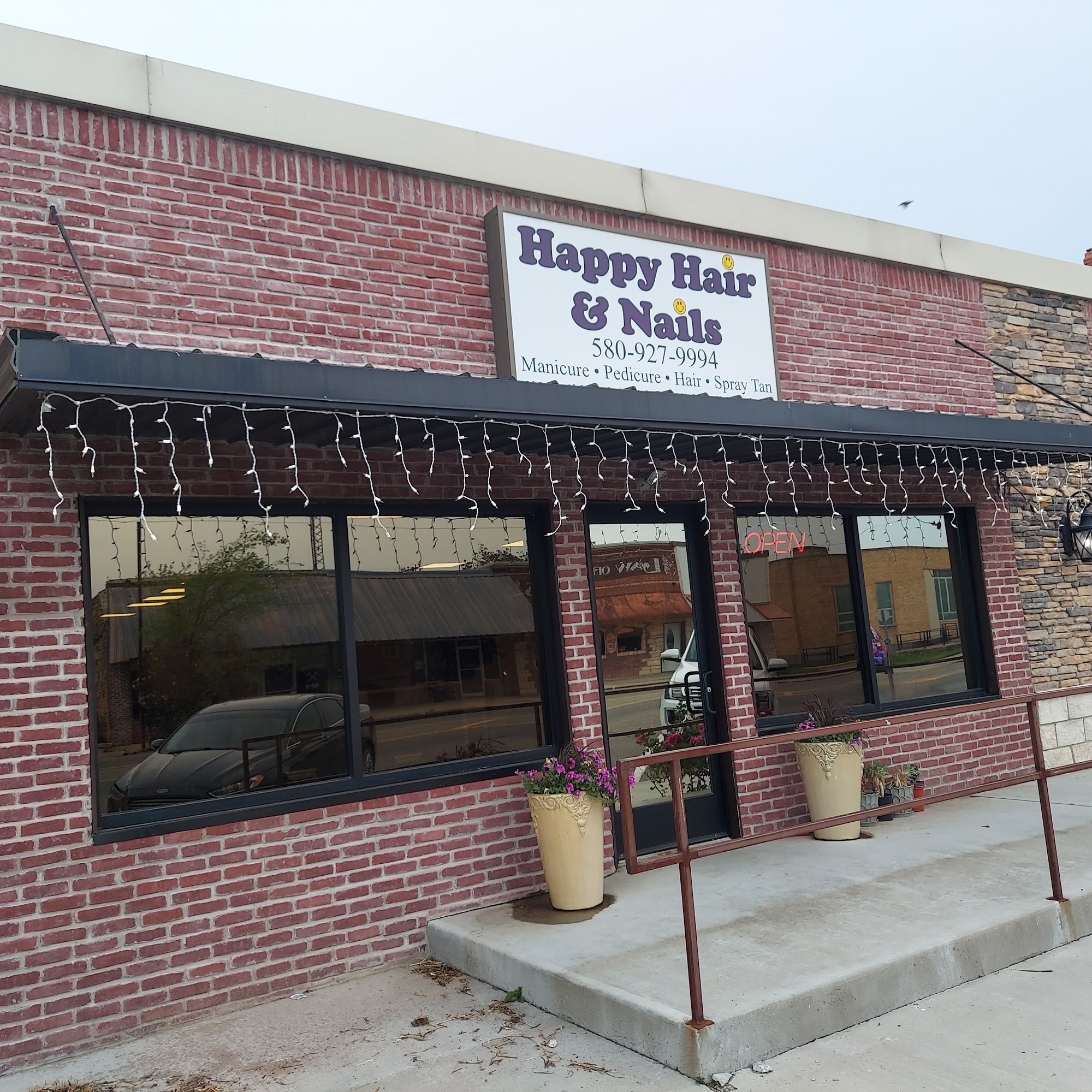 Happy Hair & Nails 21 N Main St, Coalgate Oklahoma 74538