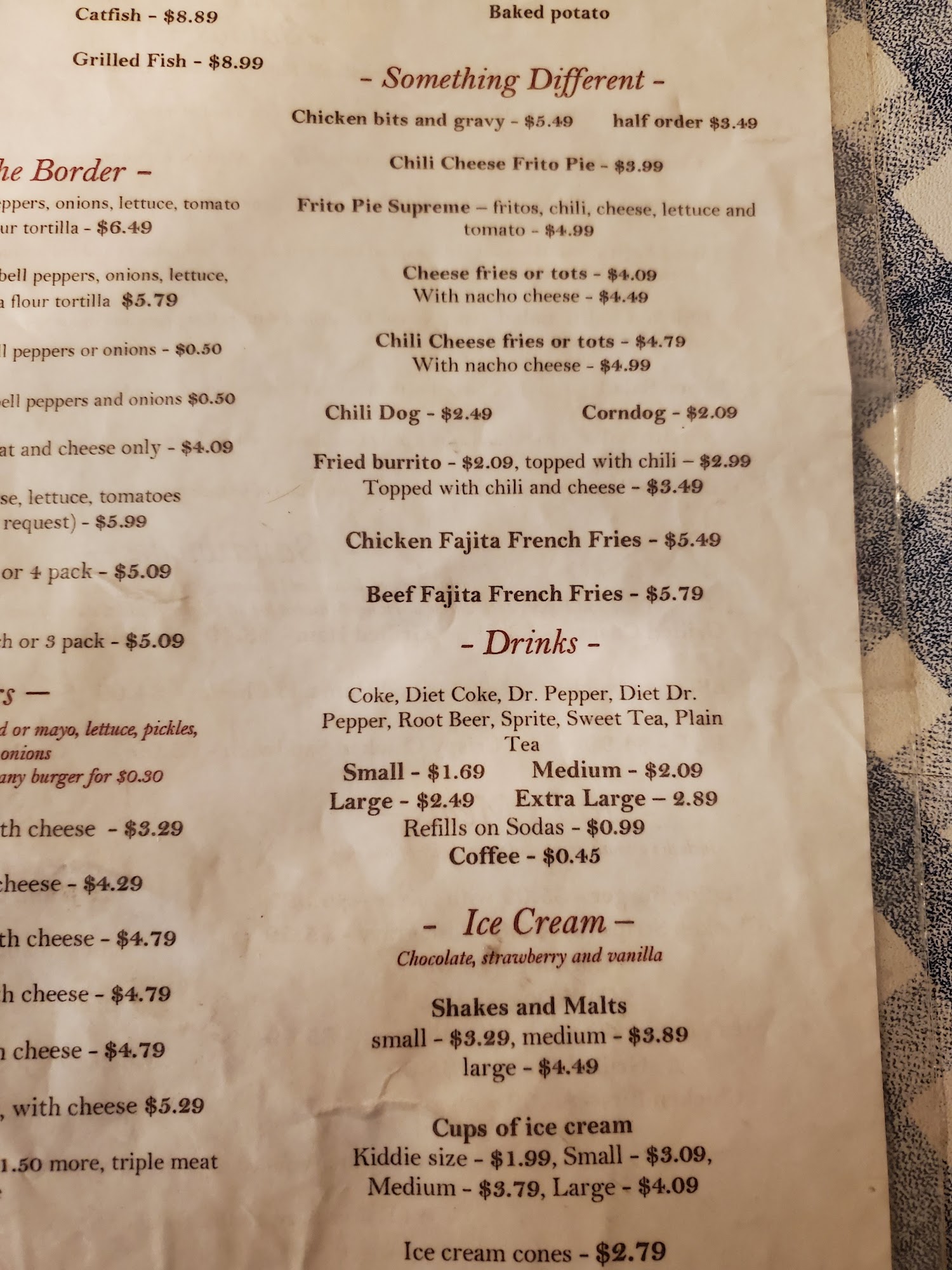 Boomerang Menu