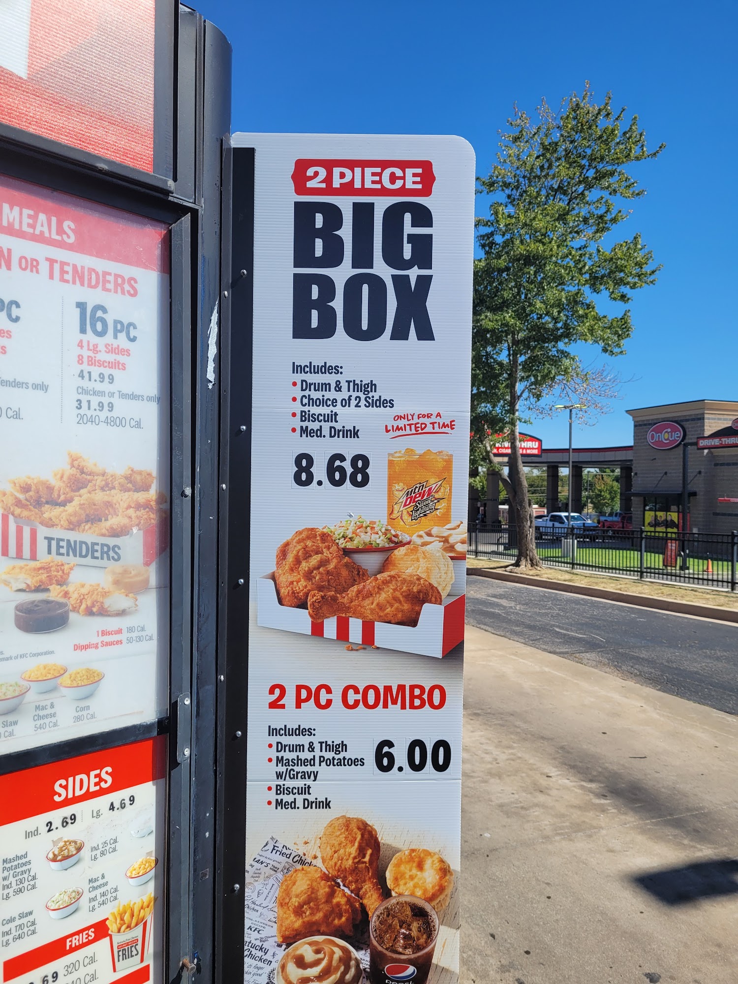 KFC Menu