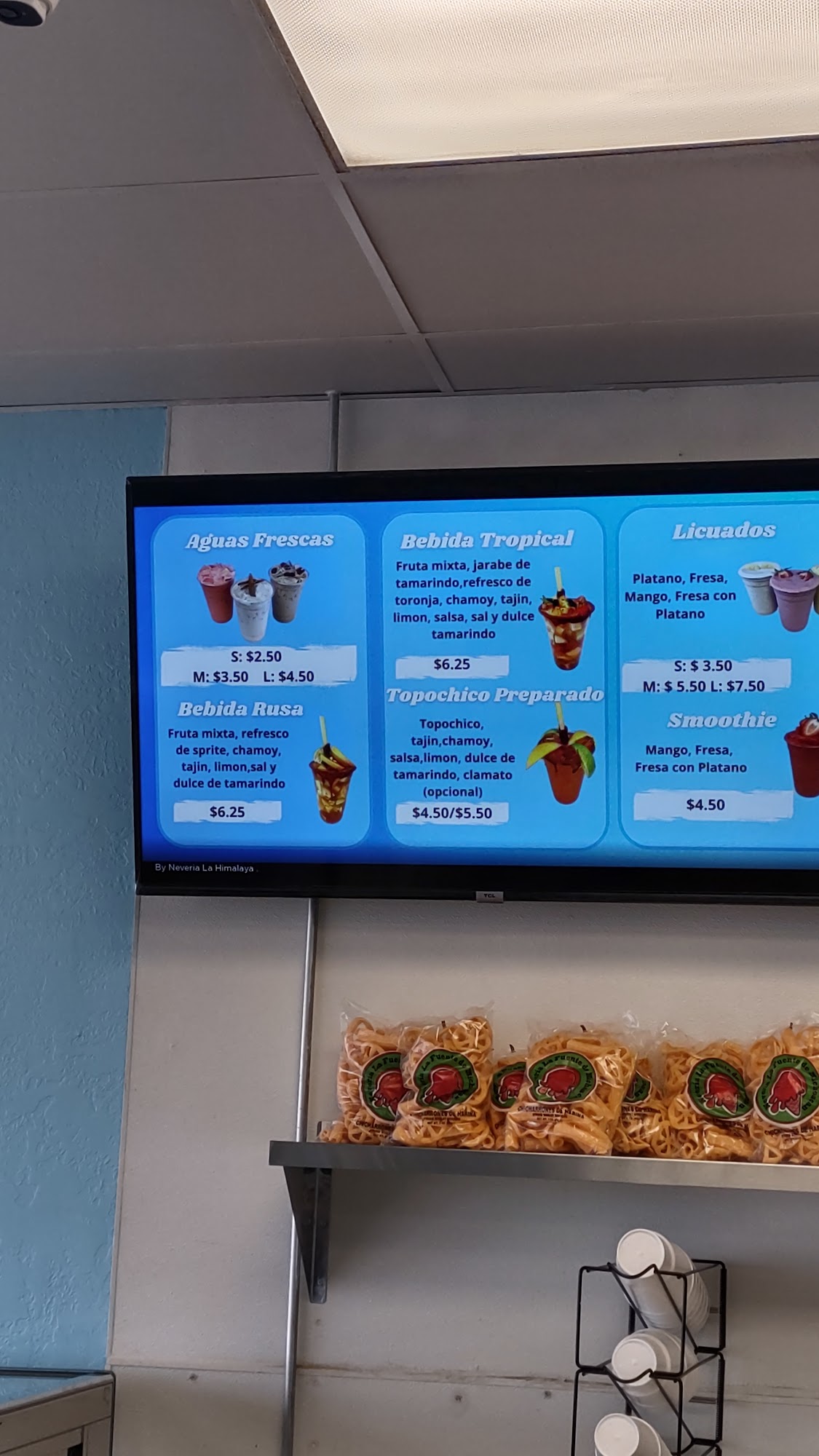 Dulce Sabor Neveria y Paleteria Menu