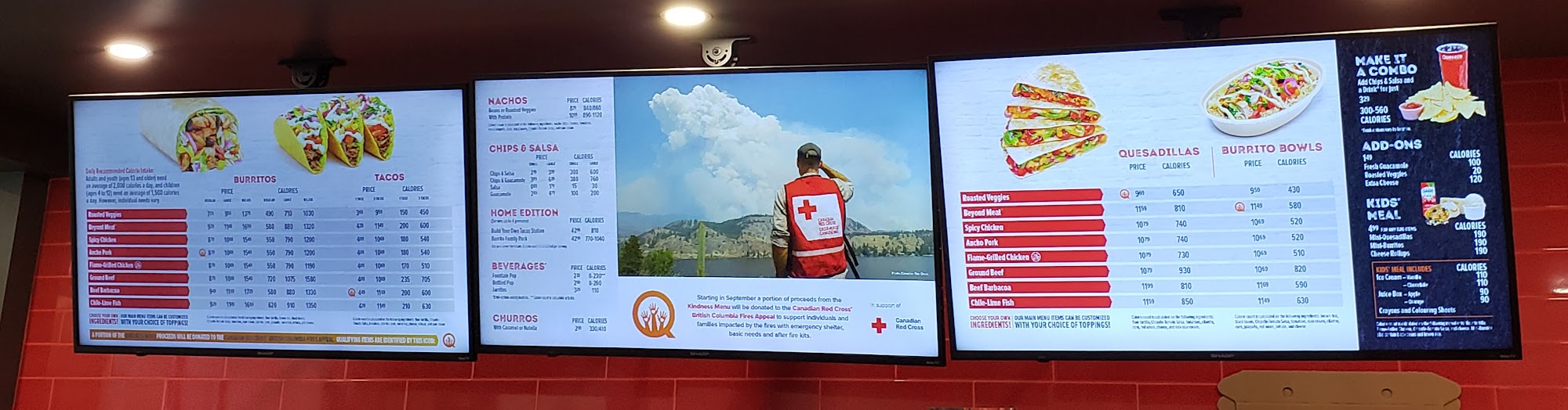 Quesada Burritos & Tacos Menu