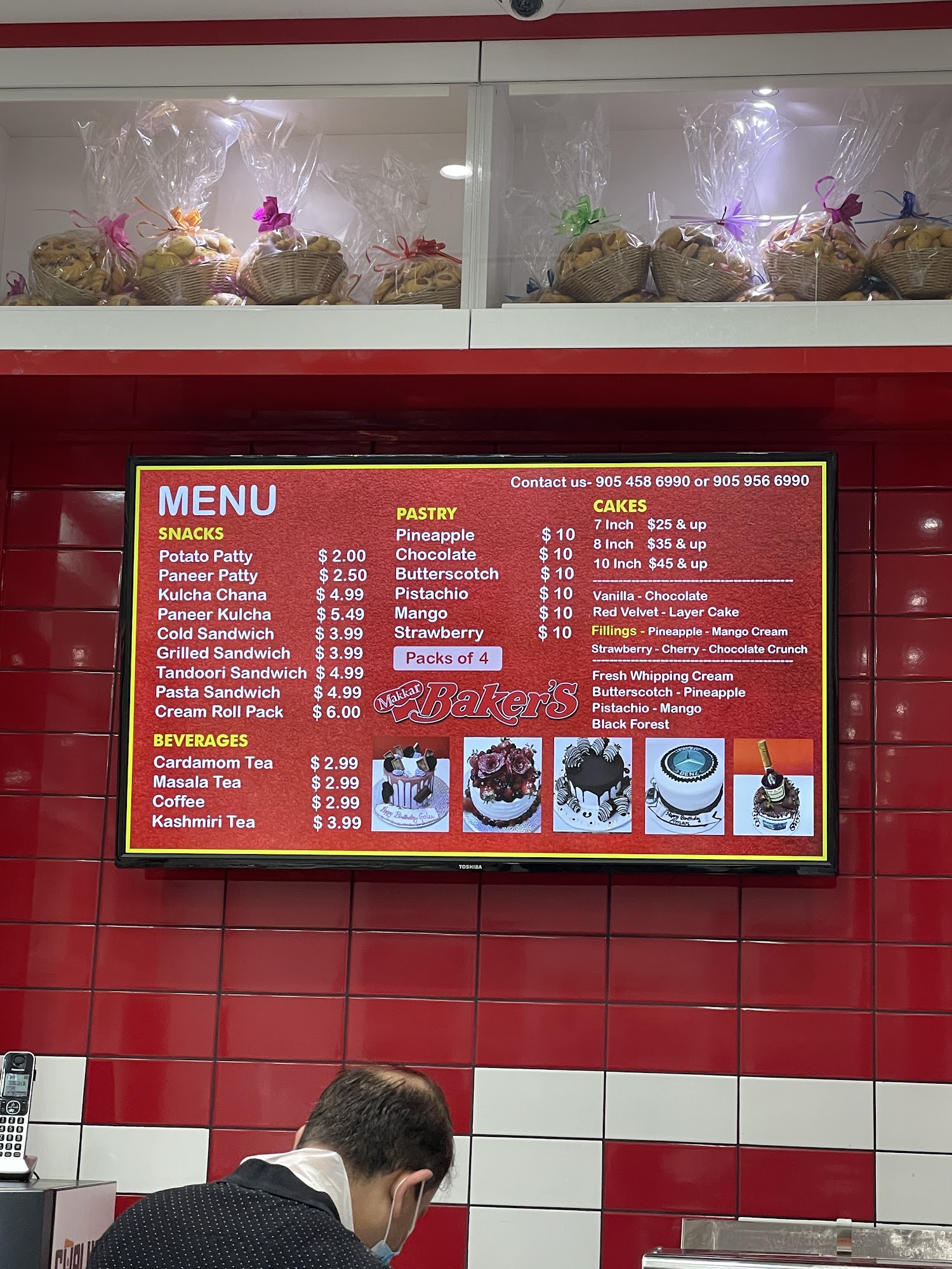 Makkar Baker's Brampton Menu