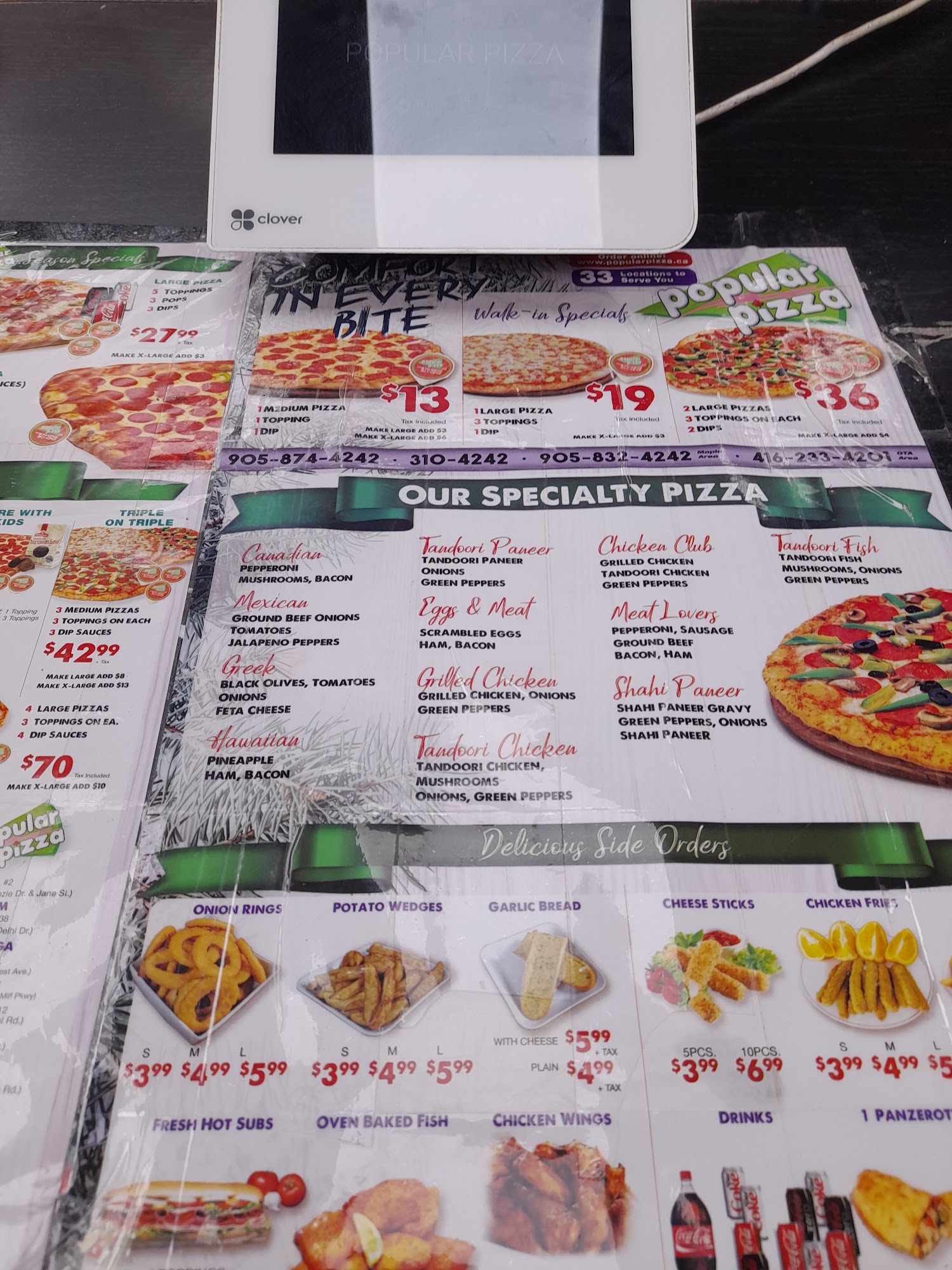 Popular Tandoori Meat Shop Menu