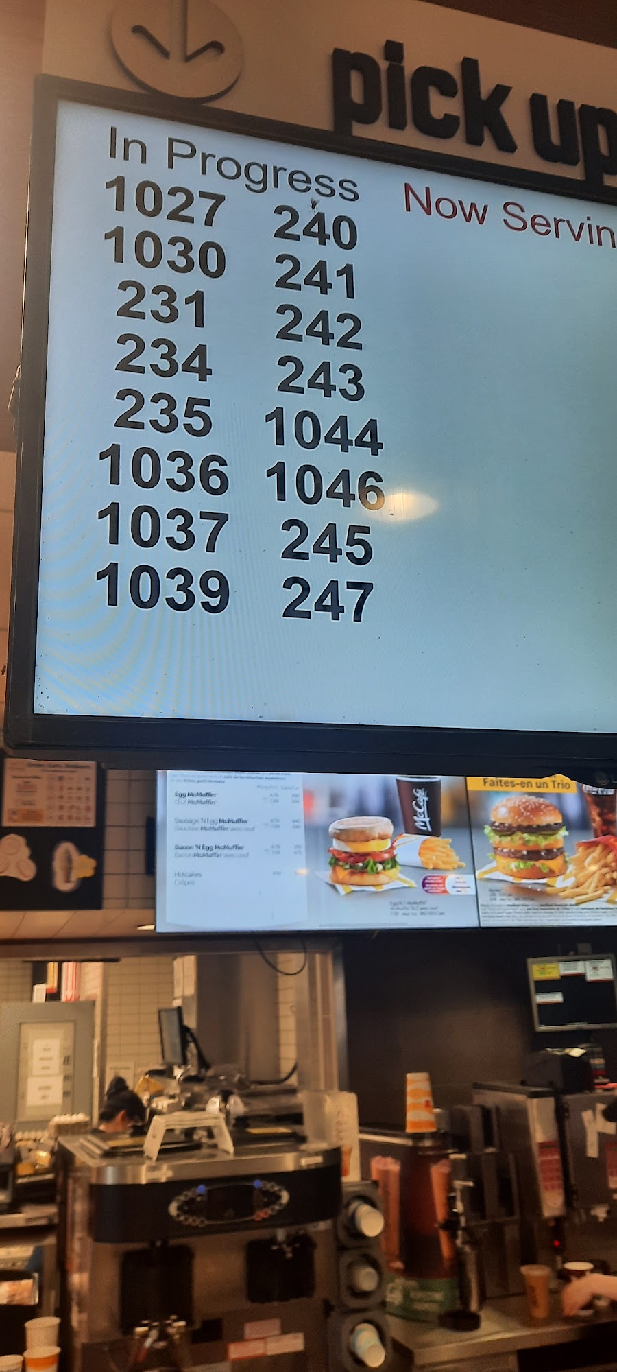 McDonald’s Menu