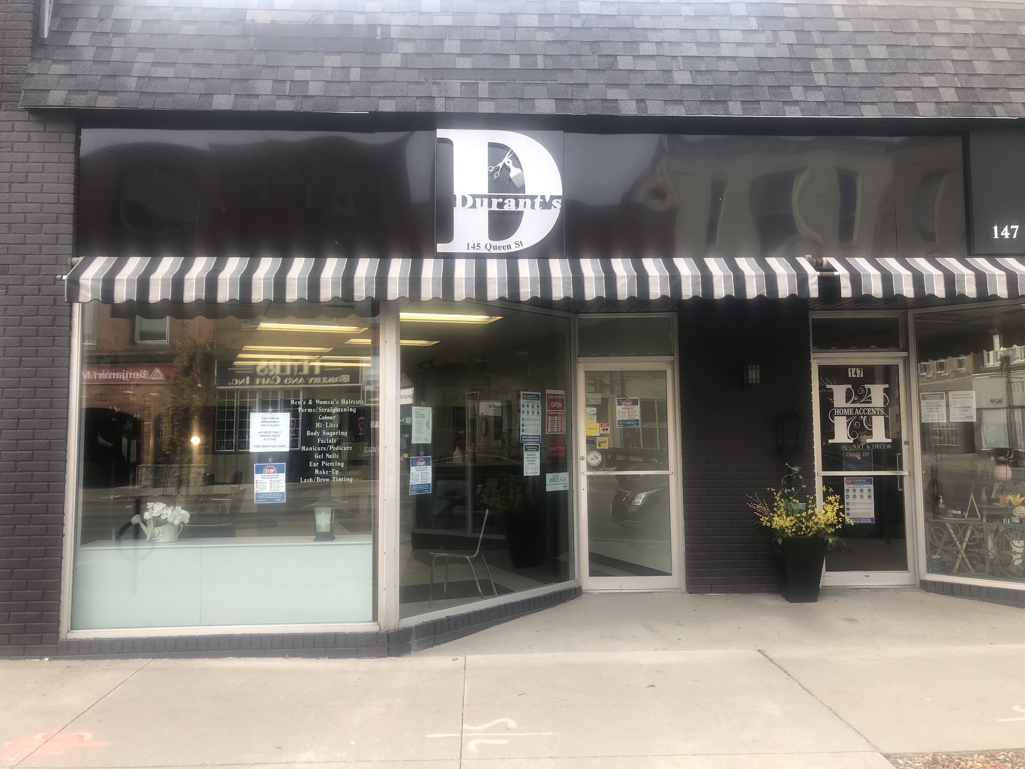 Durant's Hairstyling 145 Queen St, Dunnville Ontario N1A 1H6