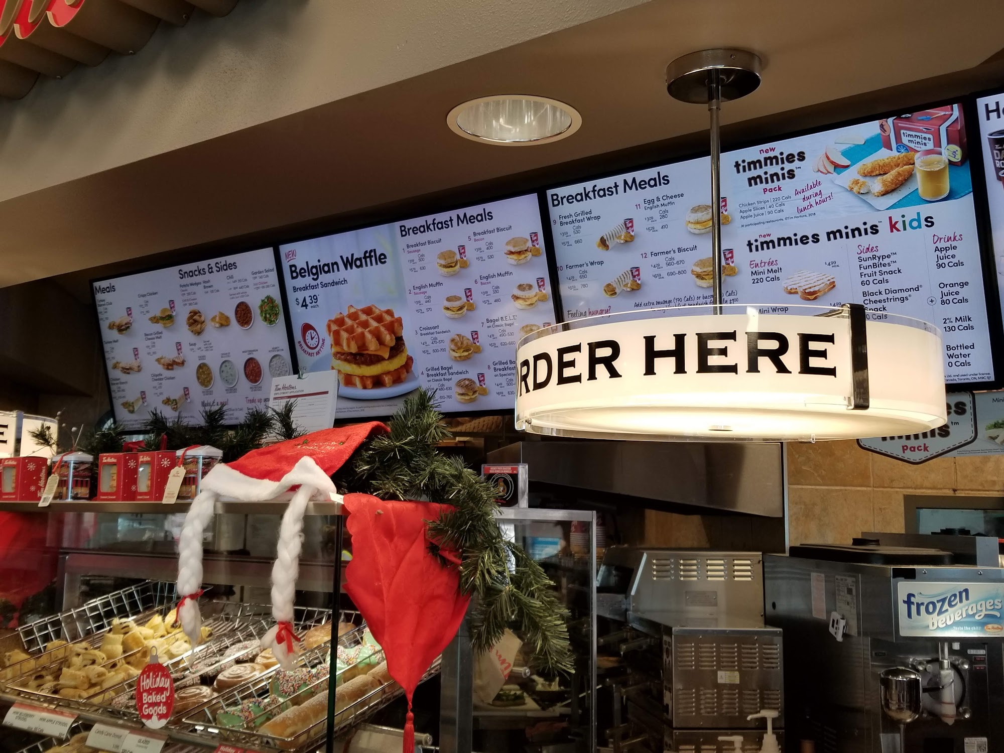 Tim Hortons Menu