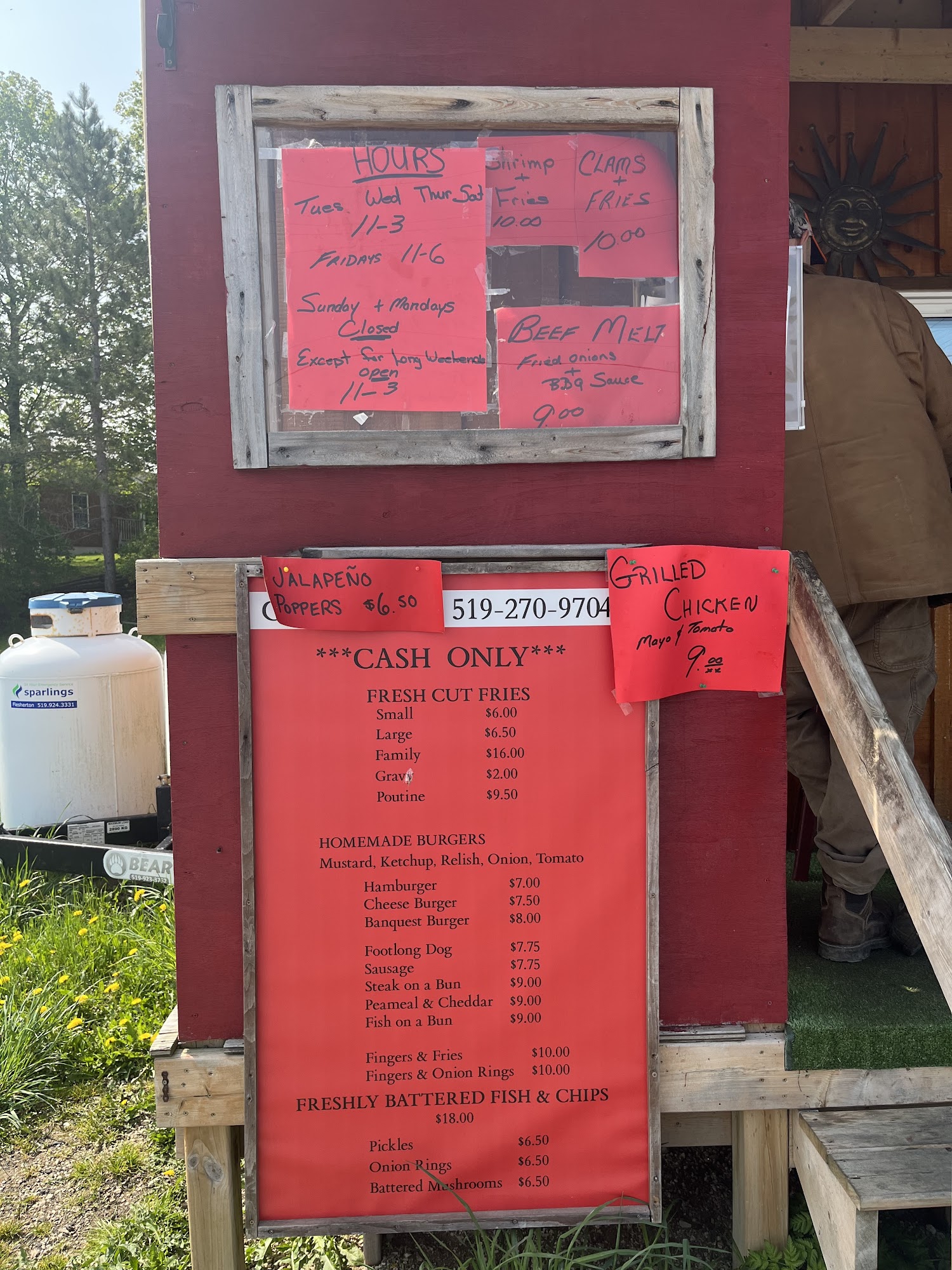 Chip Wagon Menu