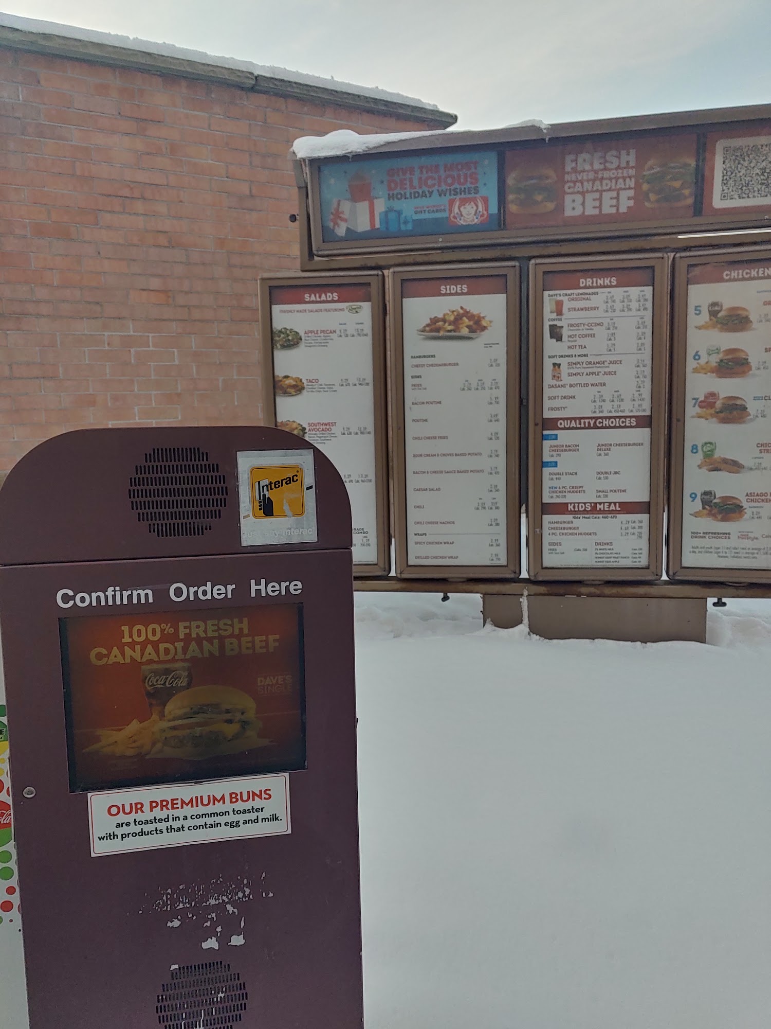 Wendy's Menu