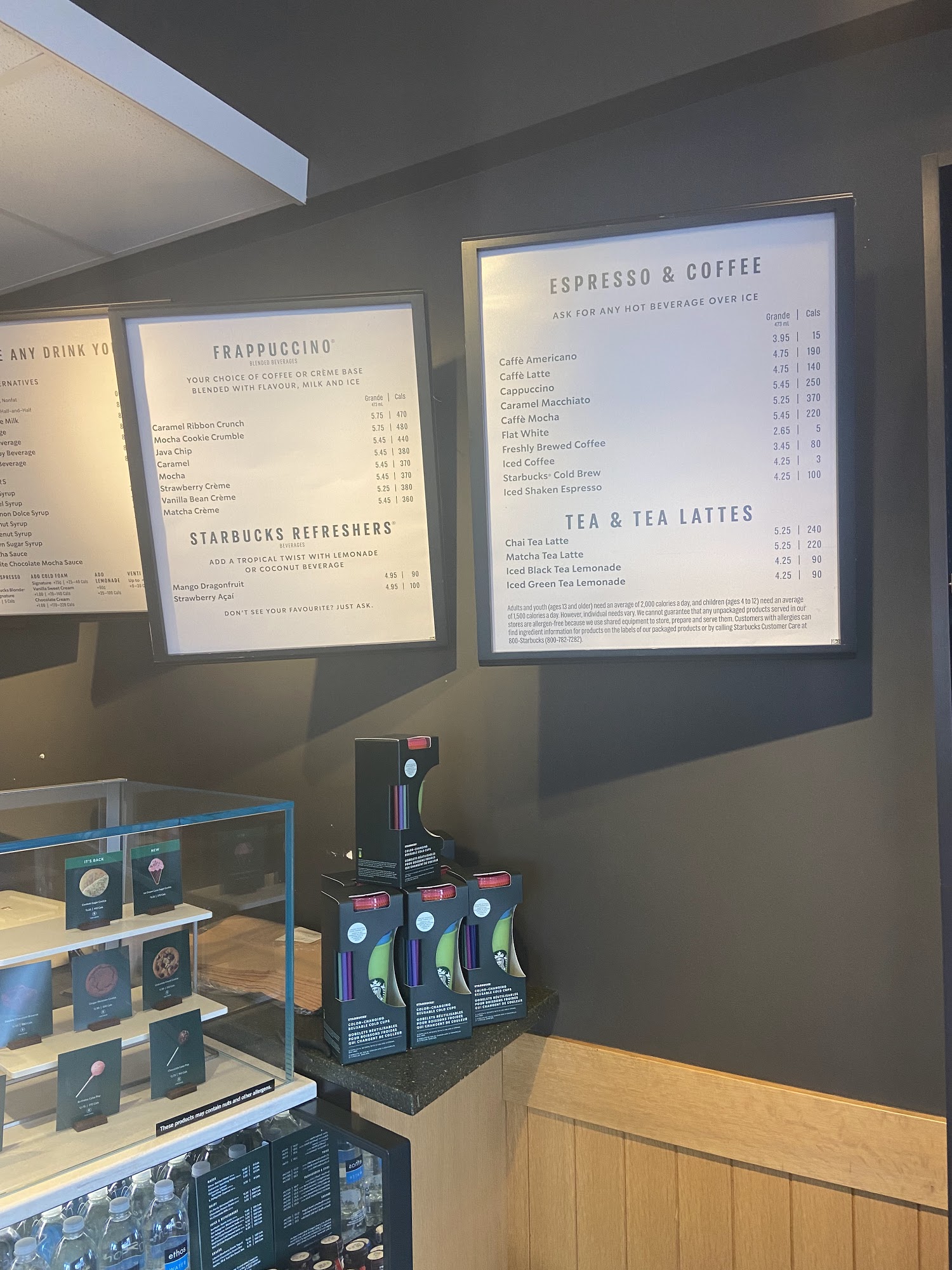 Starbucks Menu