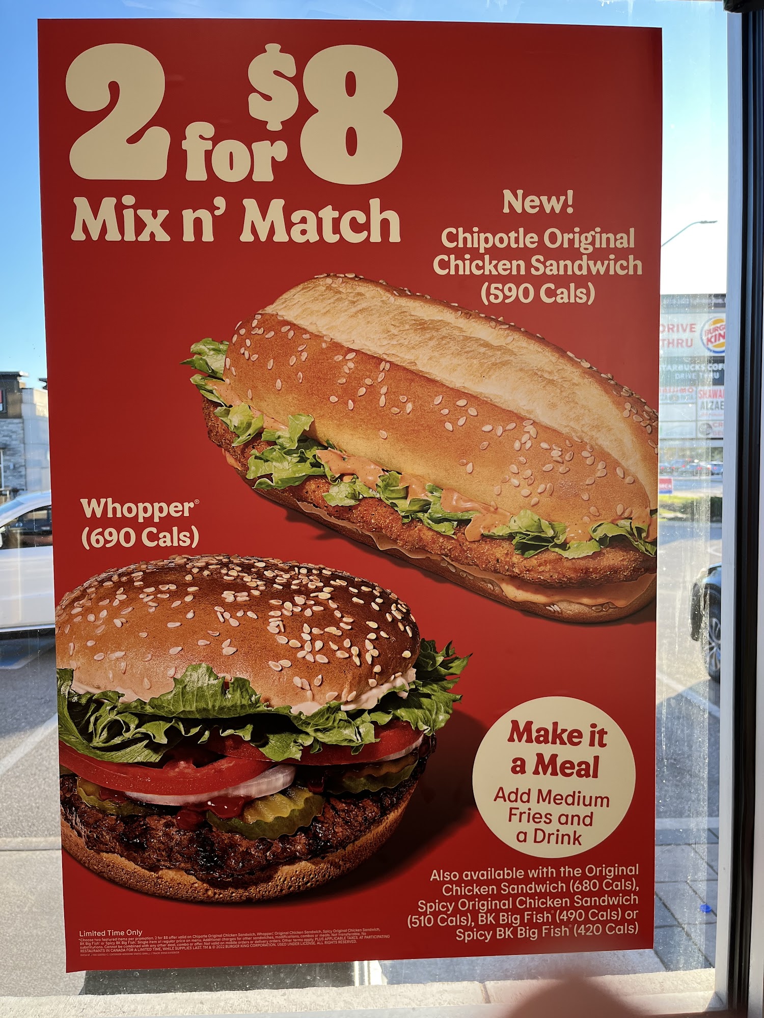 Burger King Menu