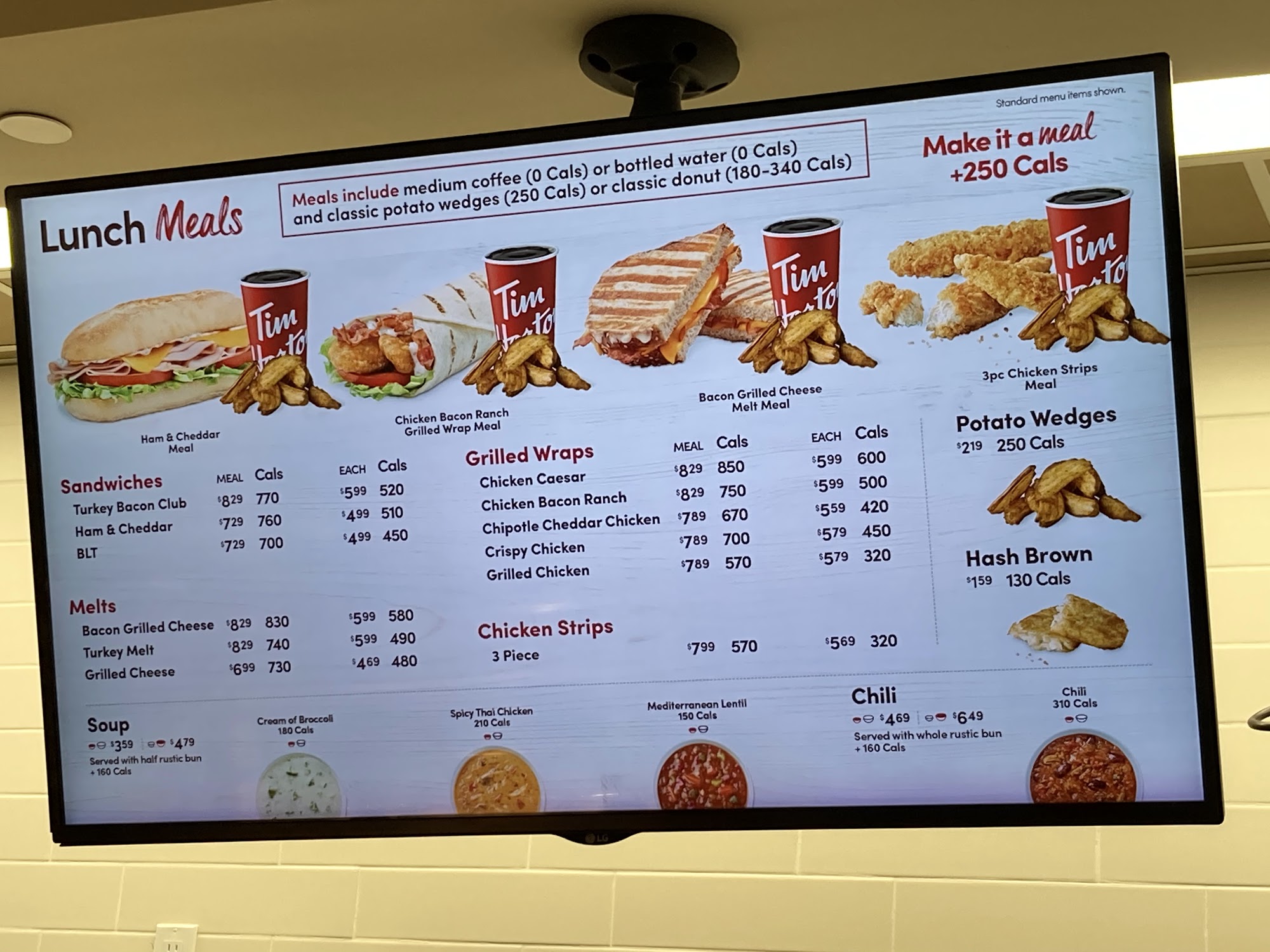 Tim Hortons - Sheridan College Hazel McCallion Campus - B Wing Menu