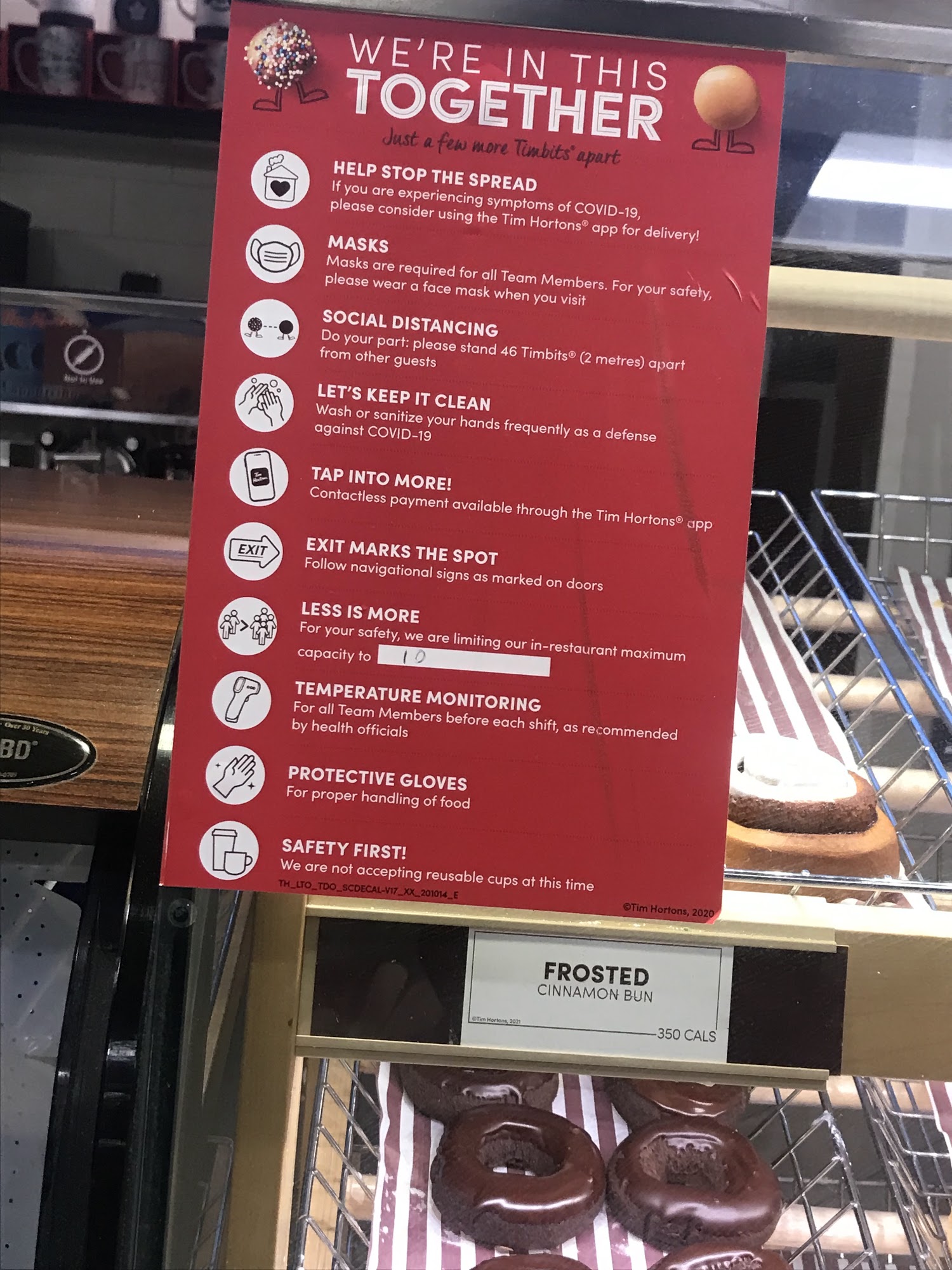 Tim Hortons Menu