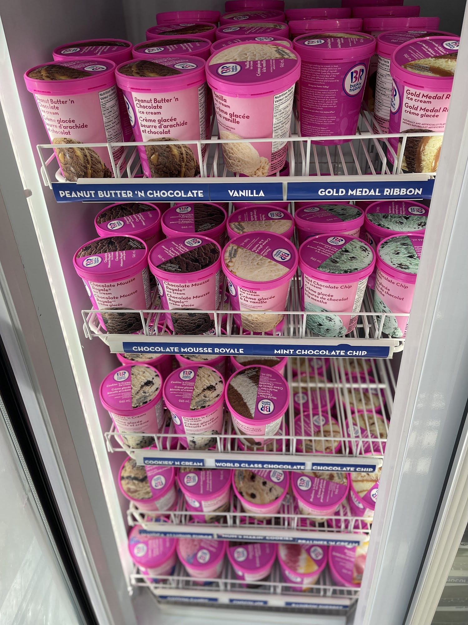 Baskin Robbins Menu