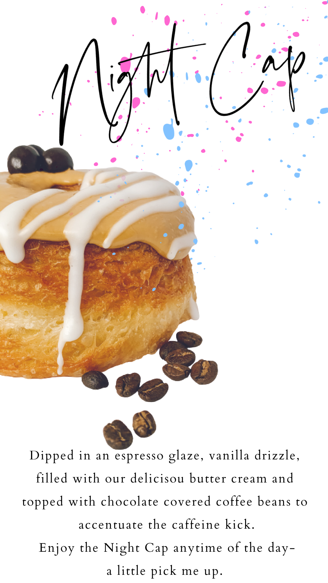 Holey Confections Menu