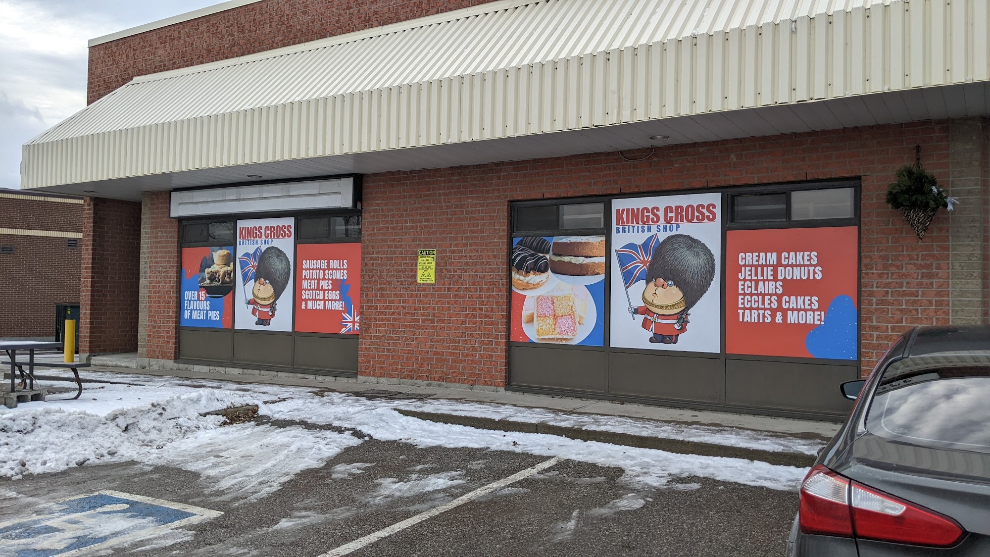 Kings Cross British Foods Shop Menu