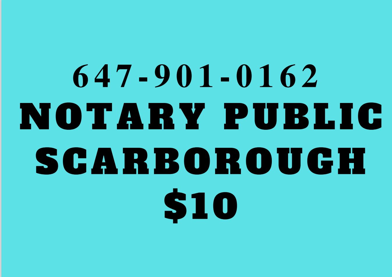 Notary Public in Scarborough