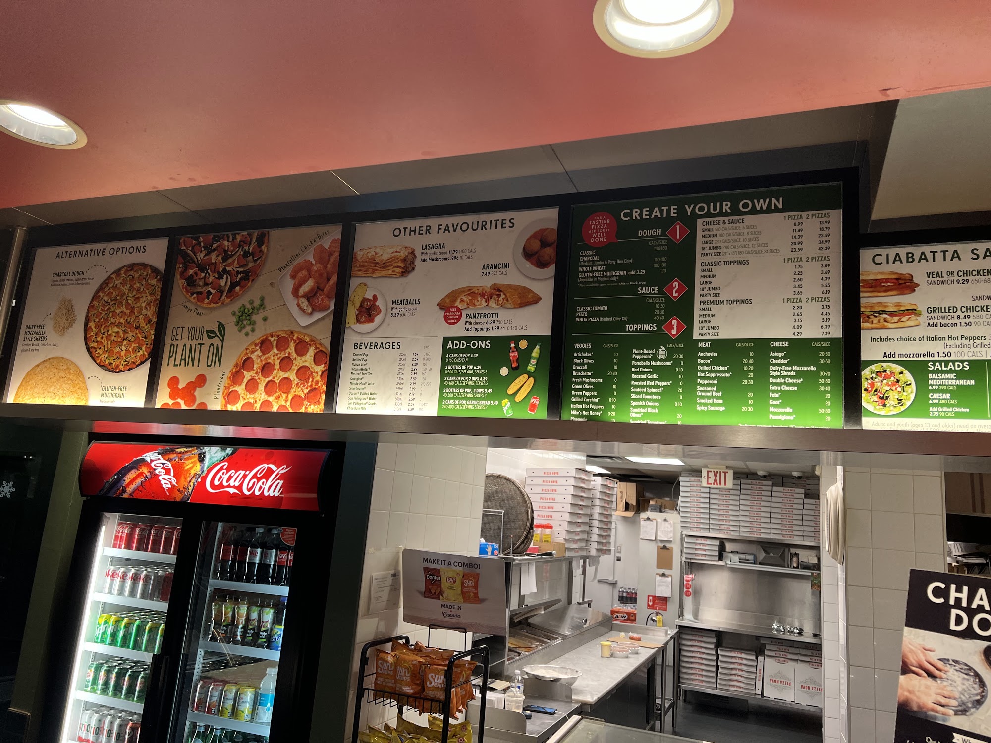 Pizza Nova Menu