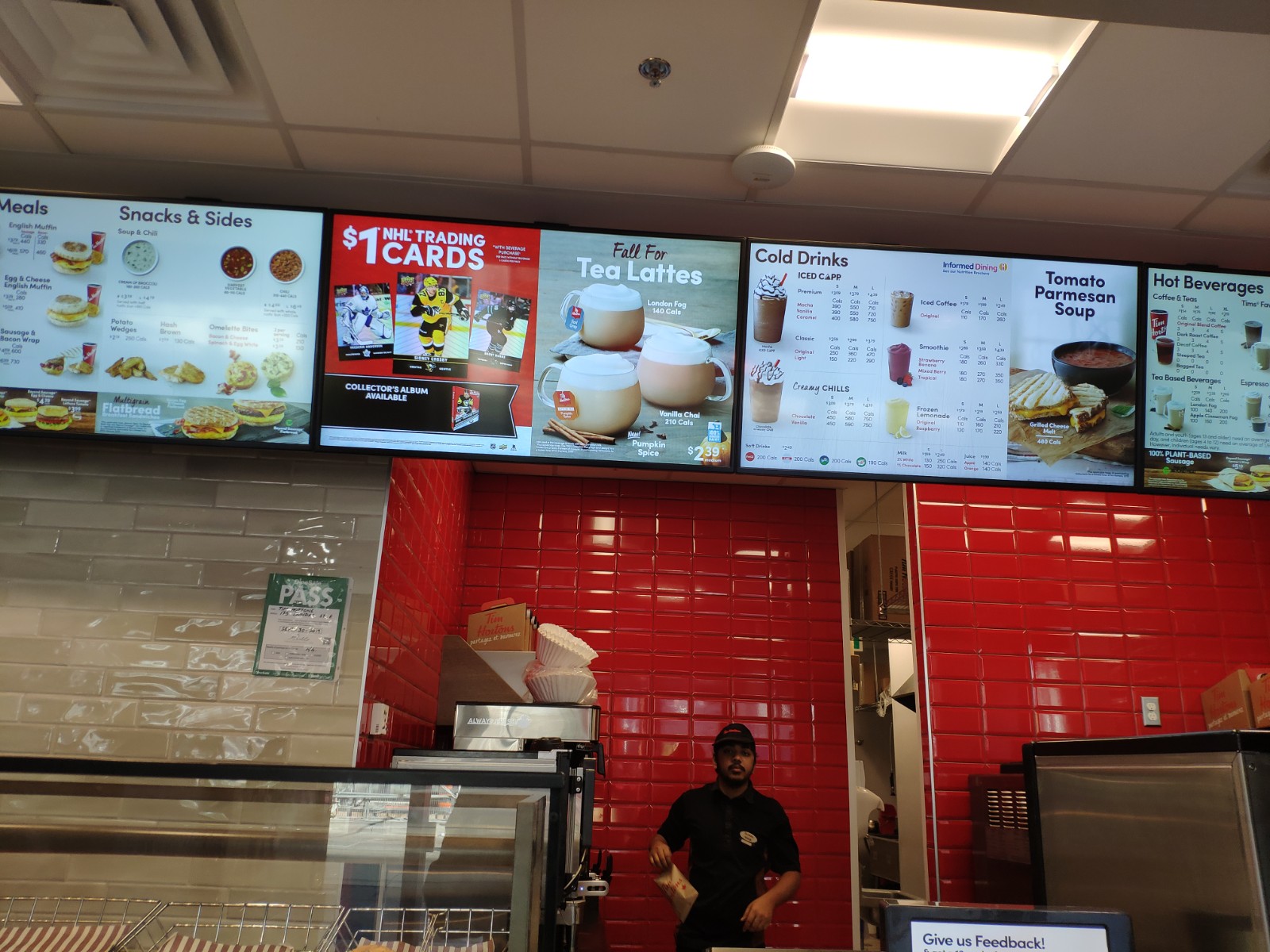 Tim Hortons Menu