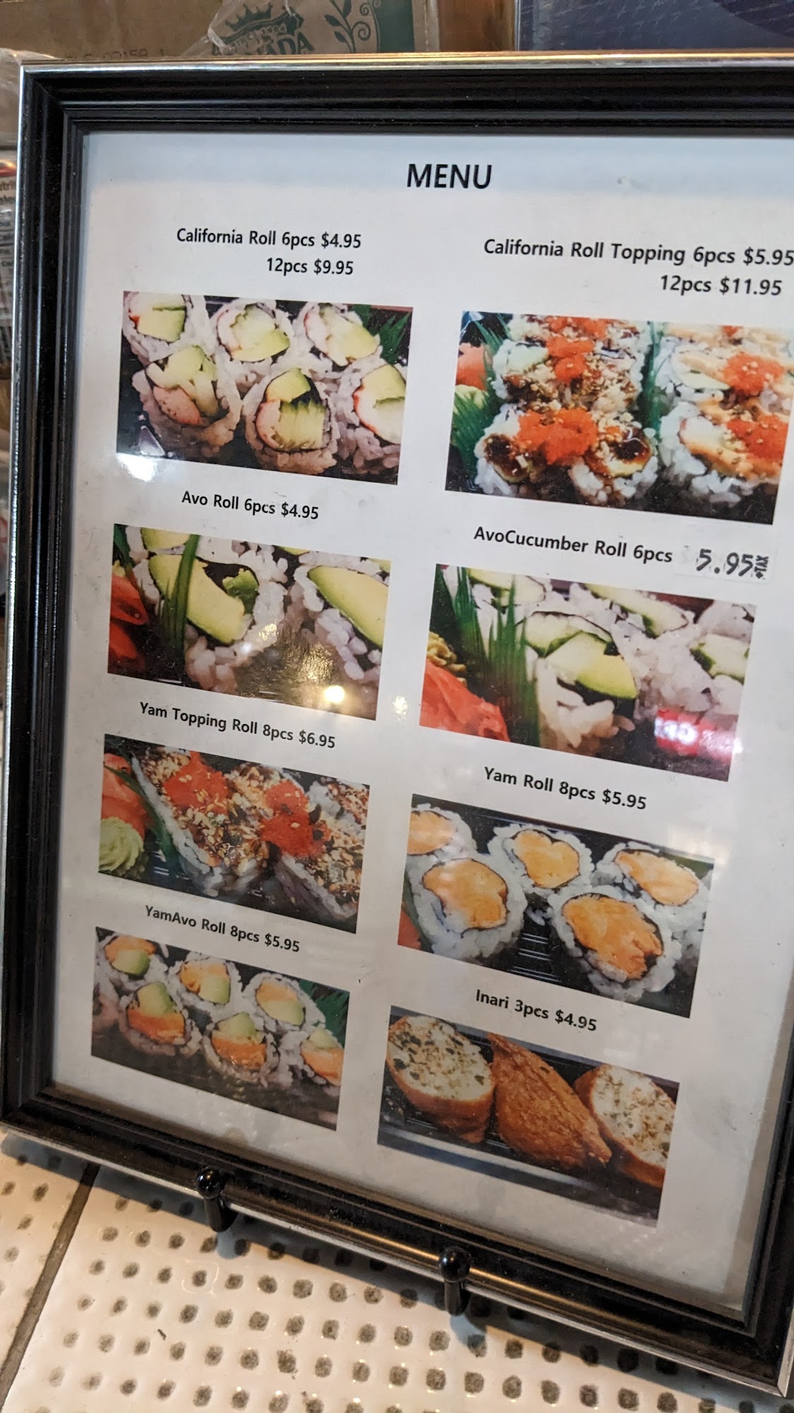 Sushi Cafe Bon Gong Menu