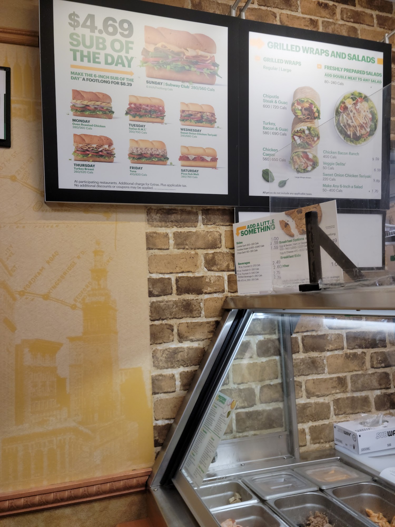 Subway Menu