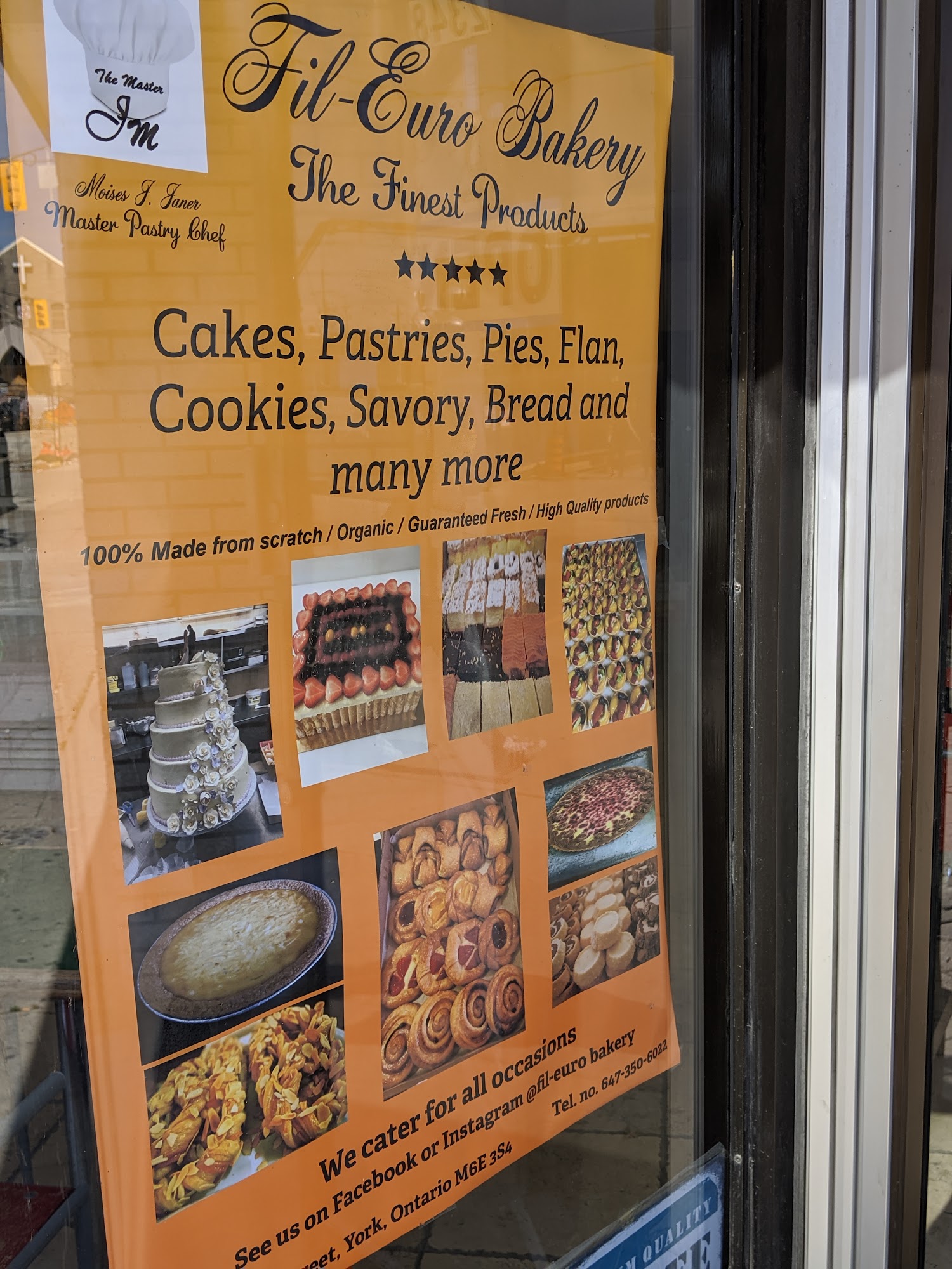 Fil Euro Bakery Menu