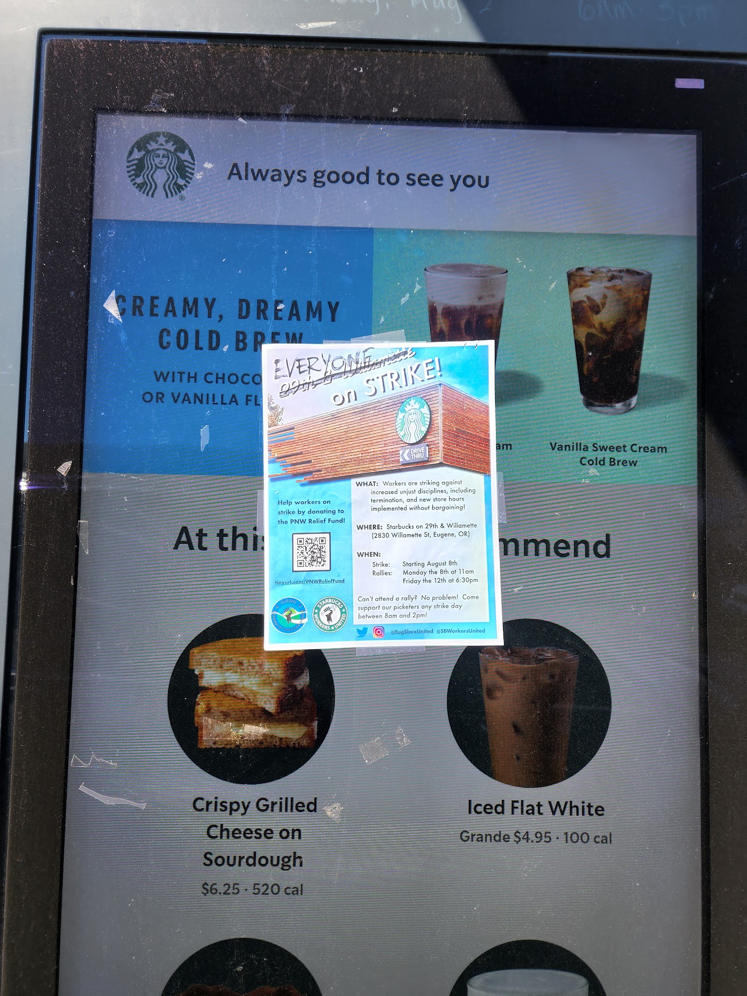 Starbucks Menu