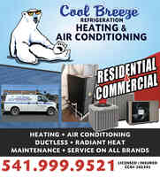 Coolbreeze refrigeration heating and air