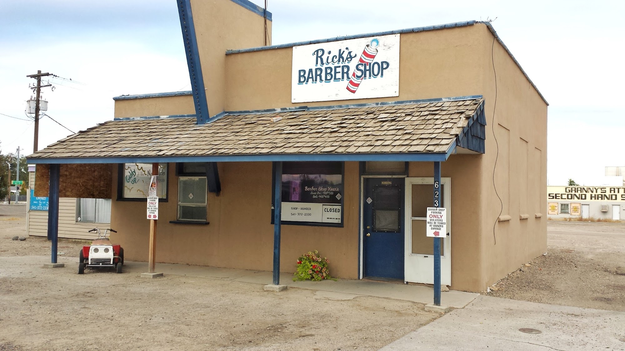 Rick's Barber Shop 623 Adrian Blvd, Nyssa Oregon 97913