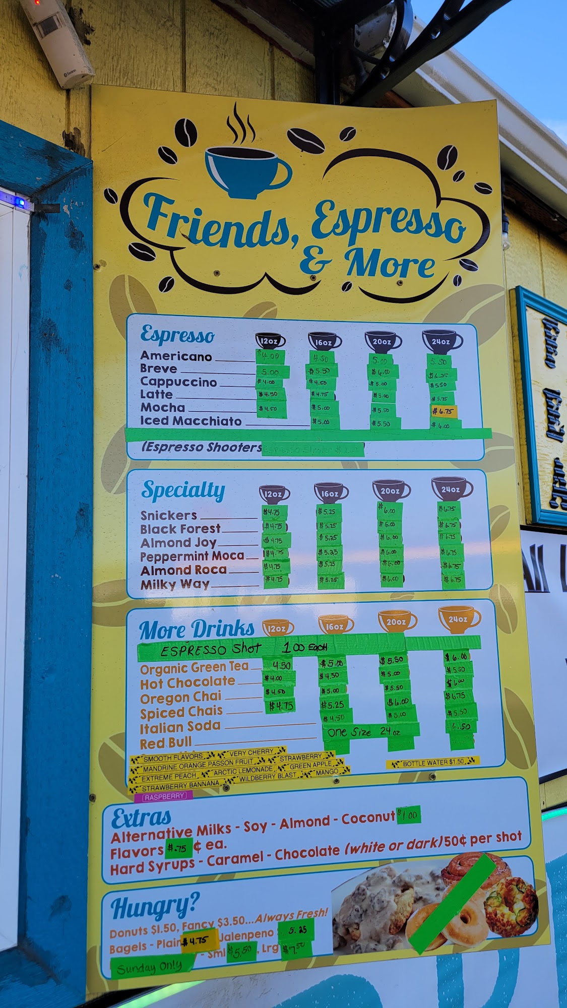 Rice Hill Power Break Espresso Menu