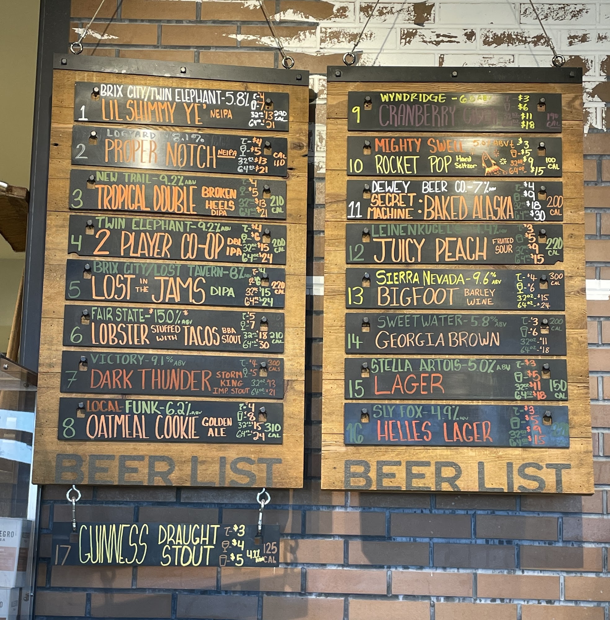 The Foundry Pub & Beerhall Menu