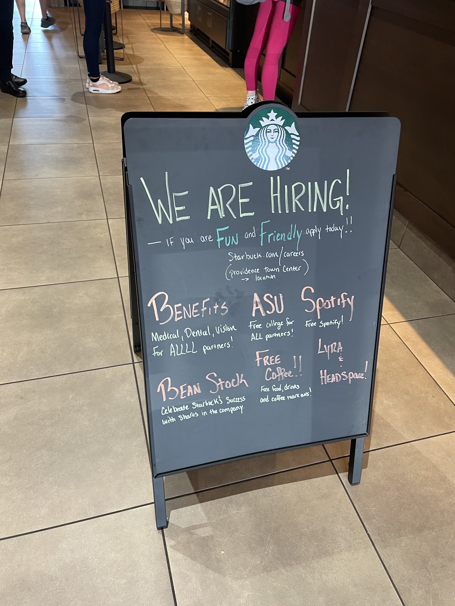 Starbucks Menu