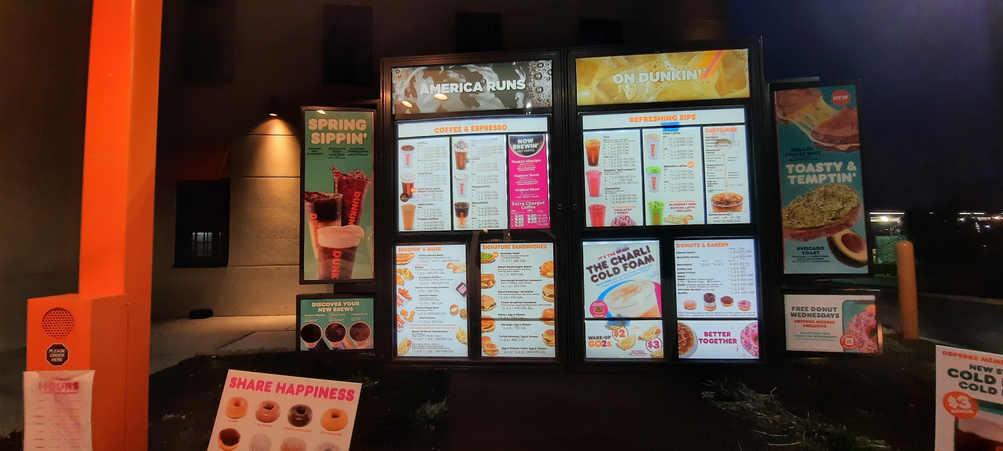 Dunkin' Menu
