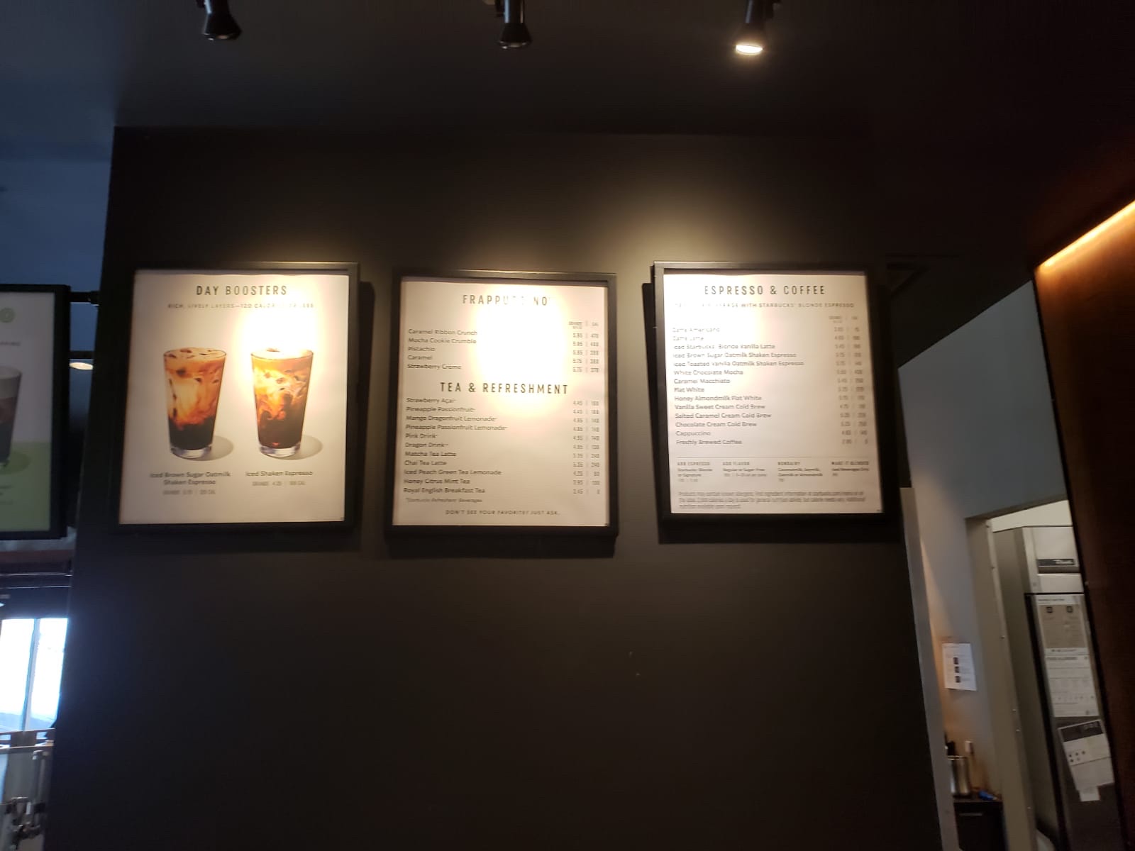 Starbucks Menu