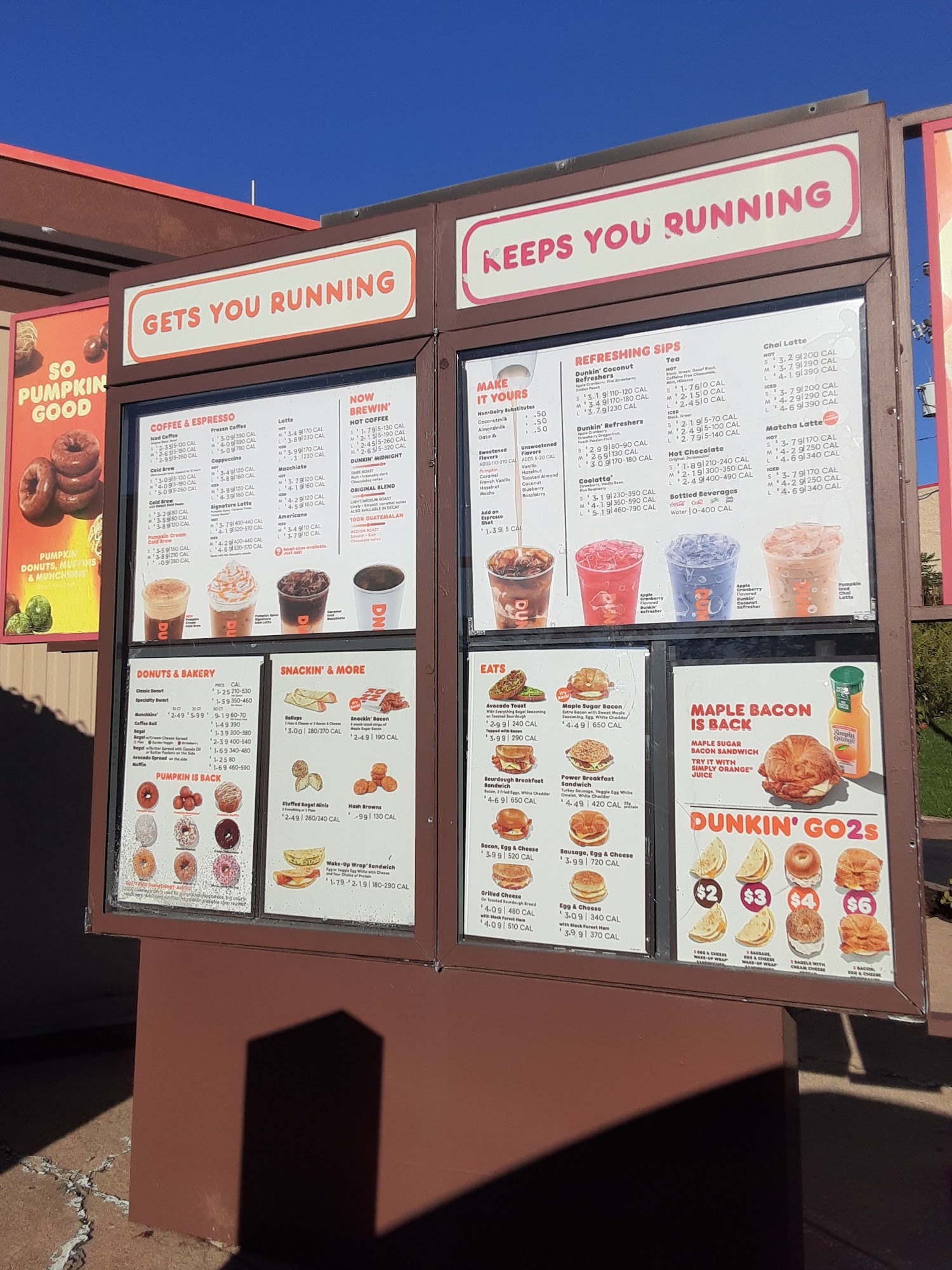 Dunkin' Menu