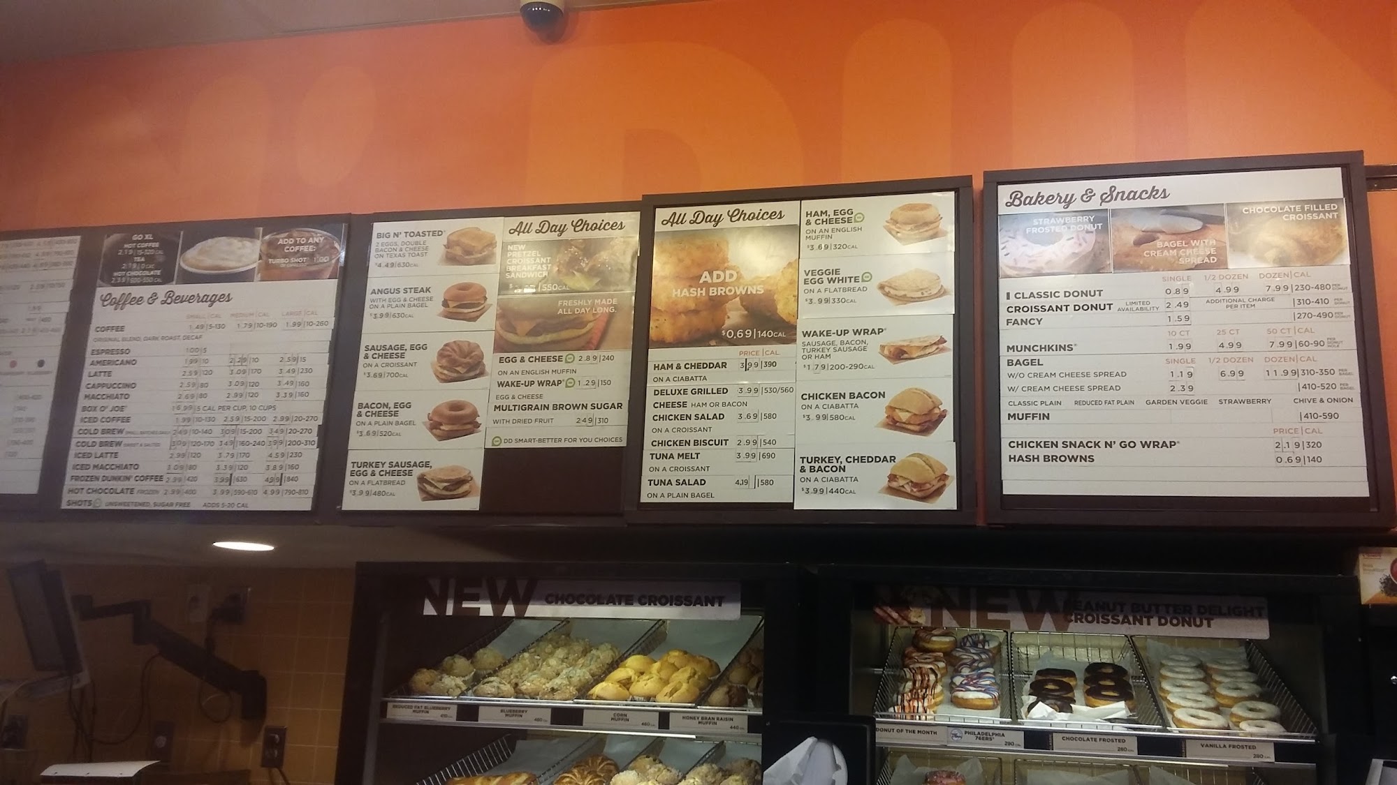 Dunkin' Menu