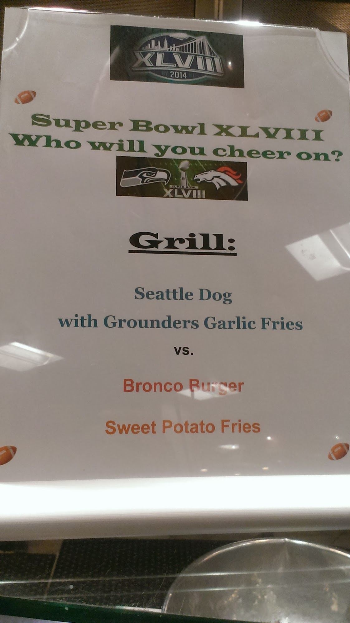 Ravenhill Dining Hall Menu