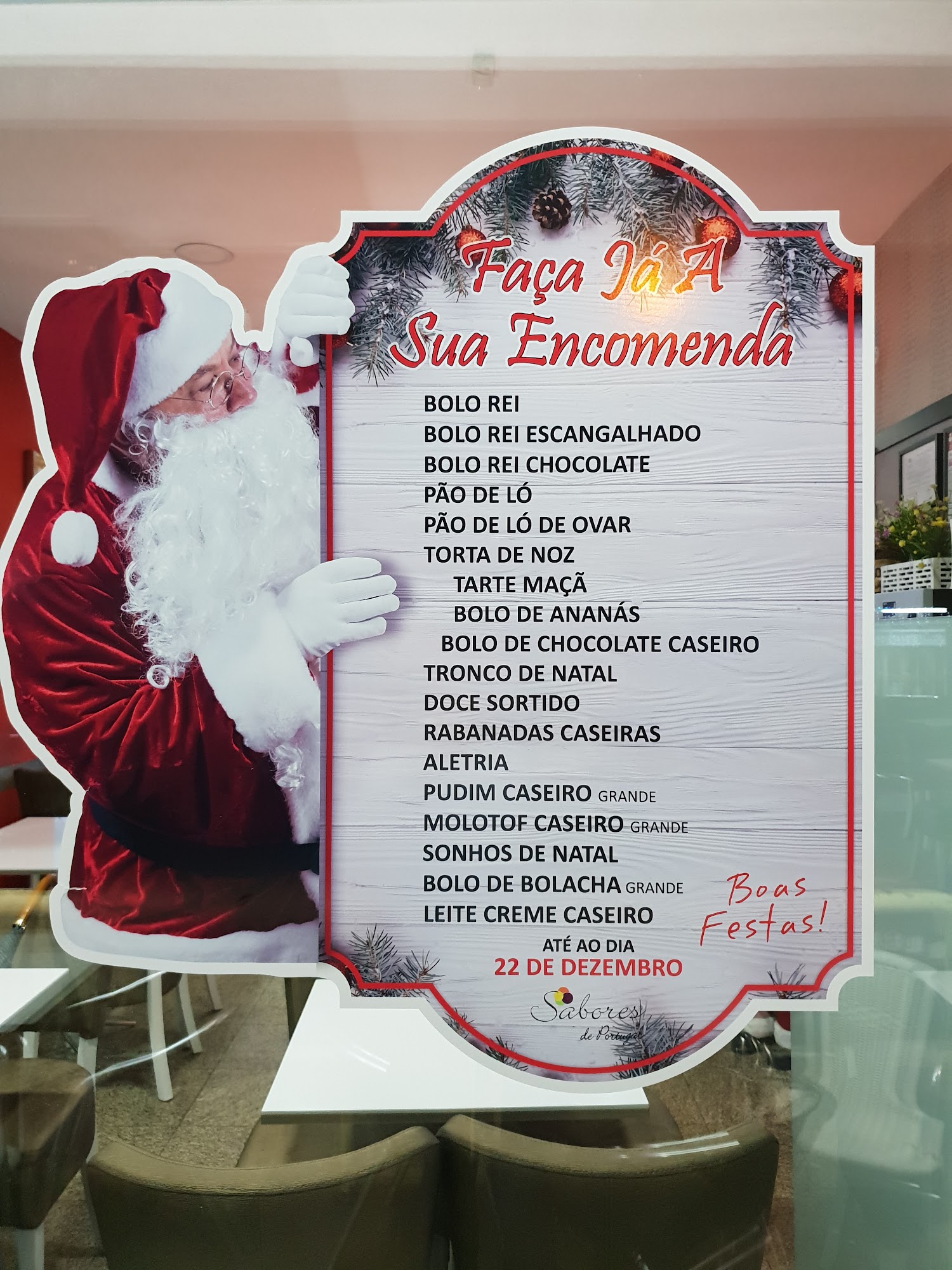 Sabores De Portugal Menu