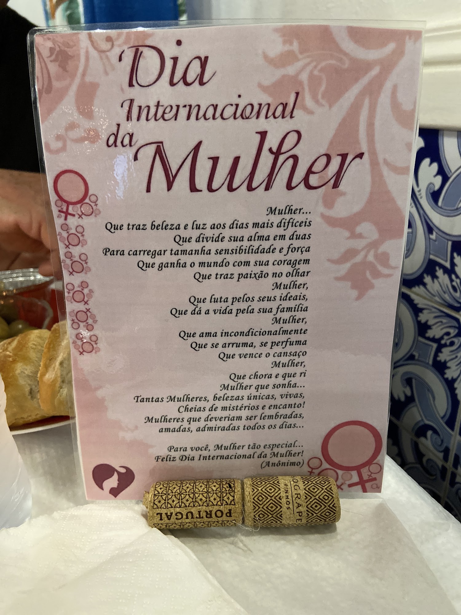 Wesley's café concerto (Restaurante Dos Santos) Menu