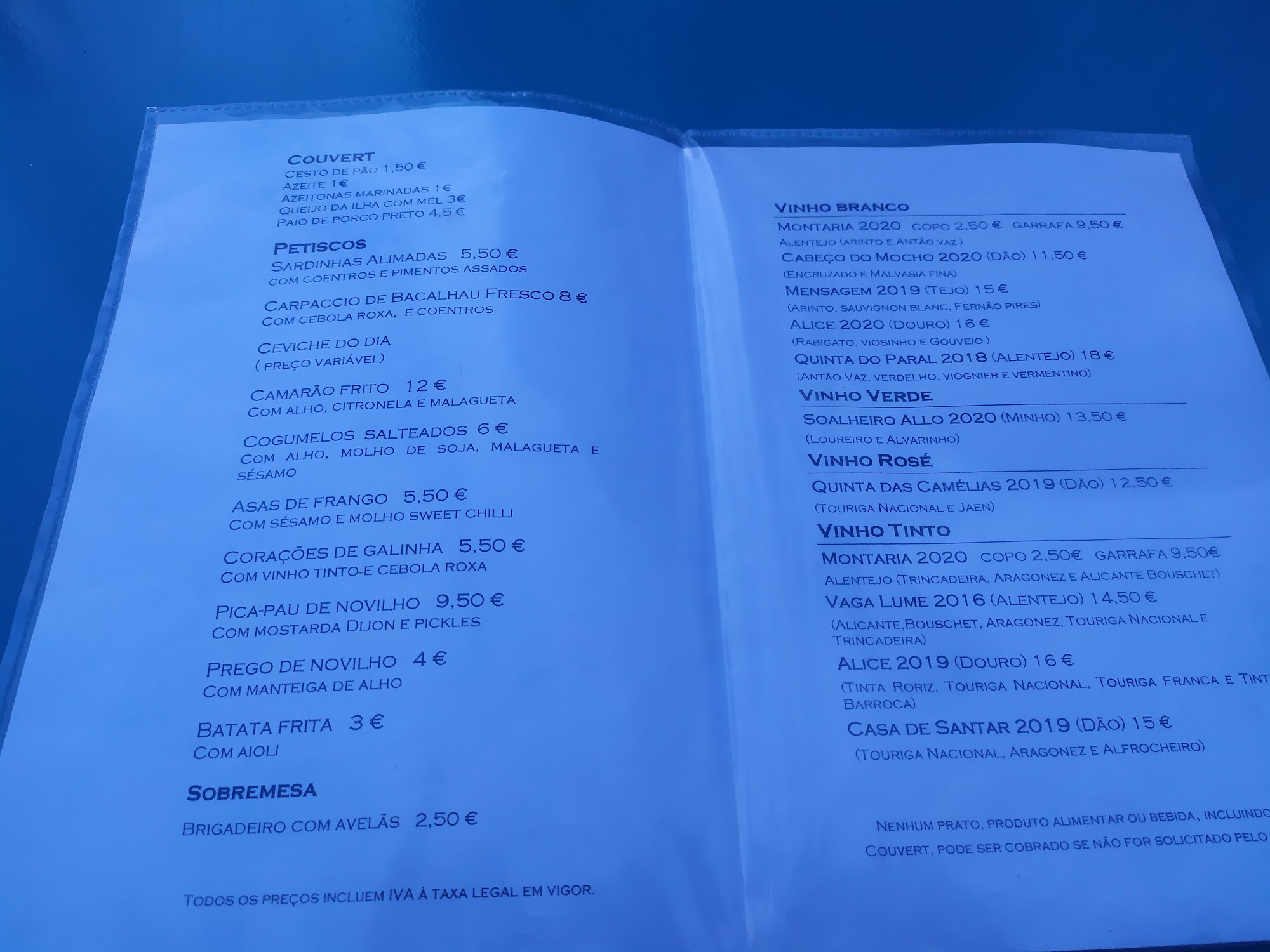 Boteco.47 Menu