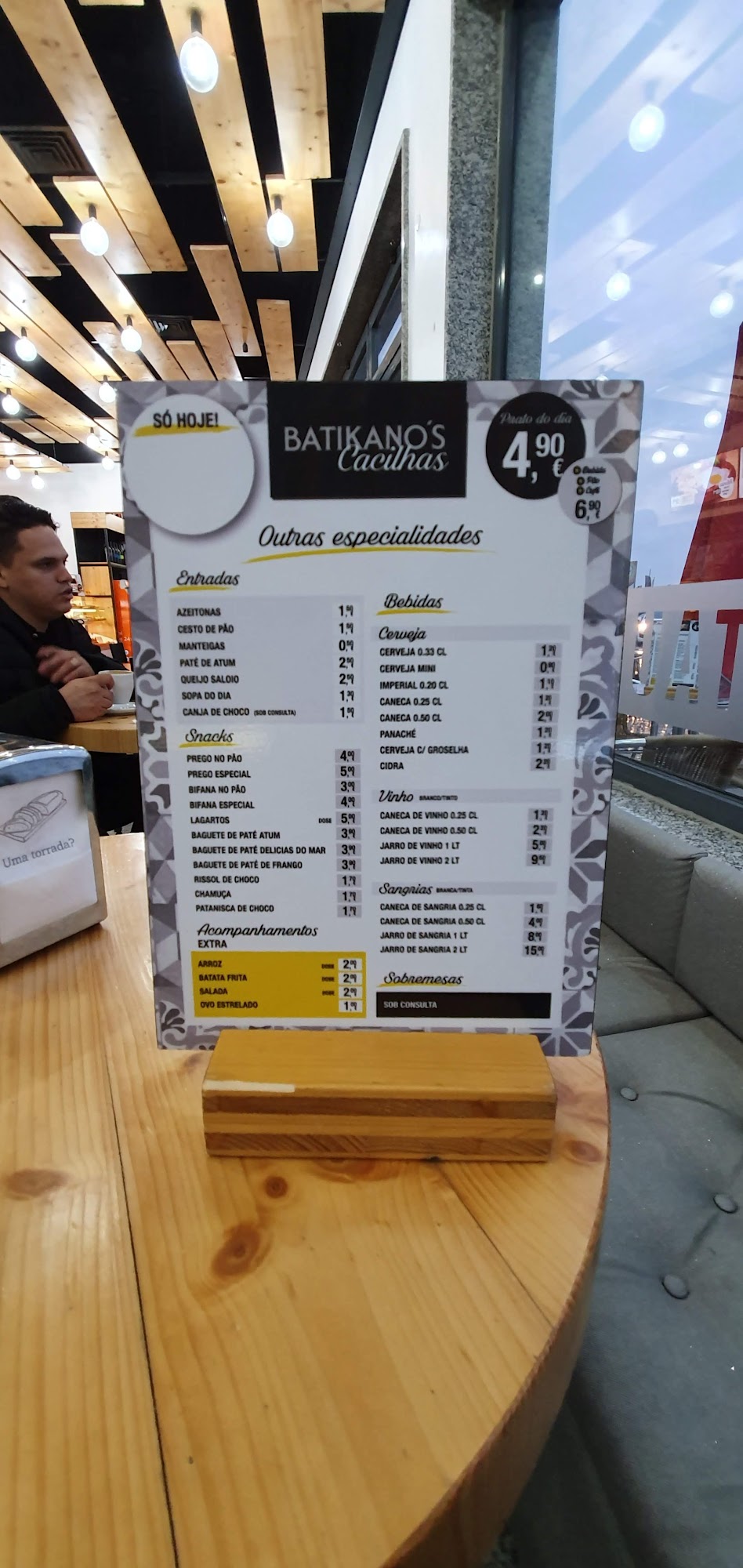 Batikanos Menu