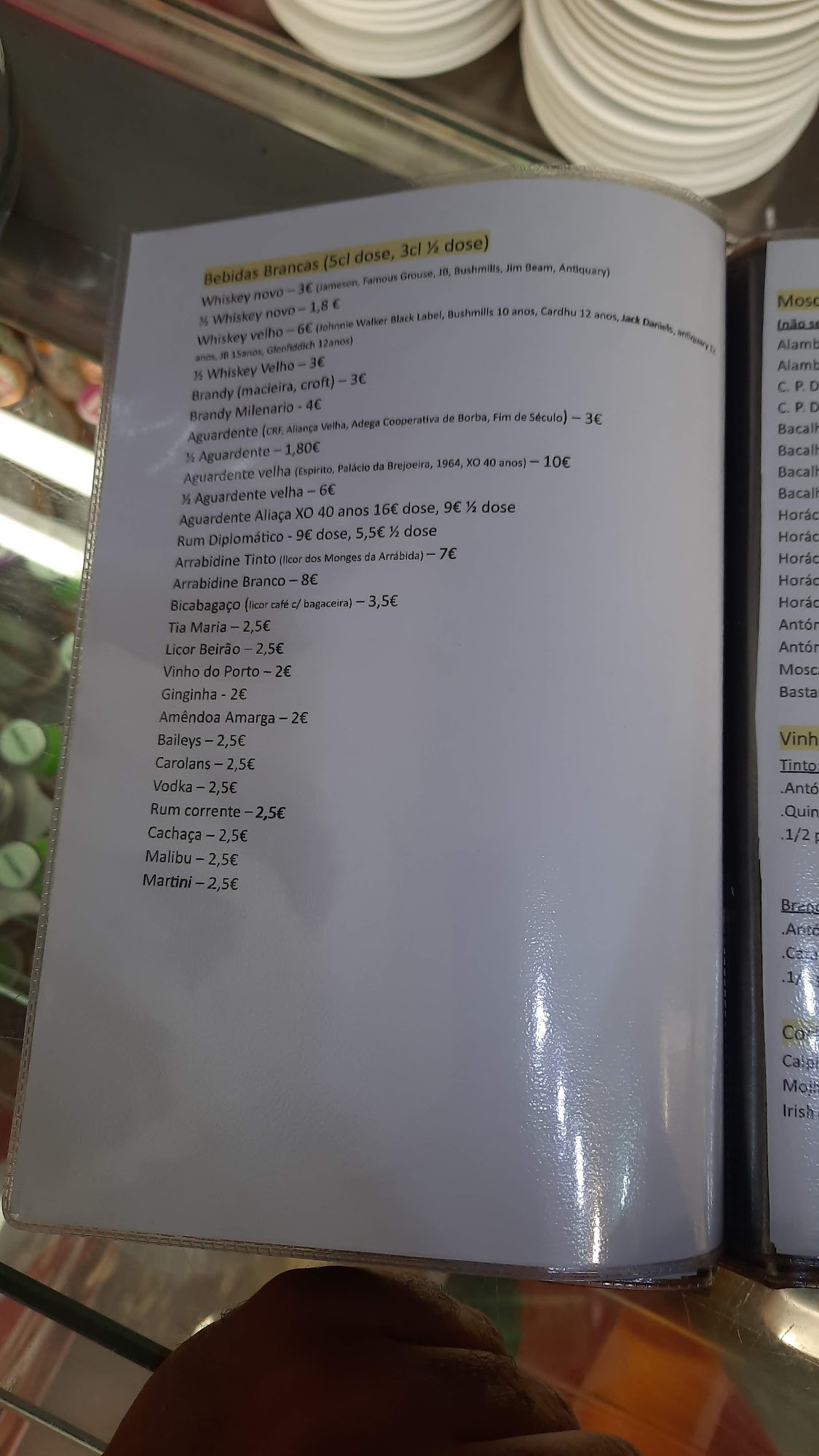 Sabores e Encantos de Azeitão Menu