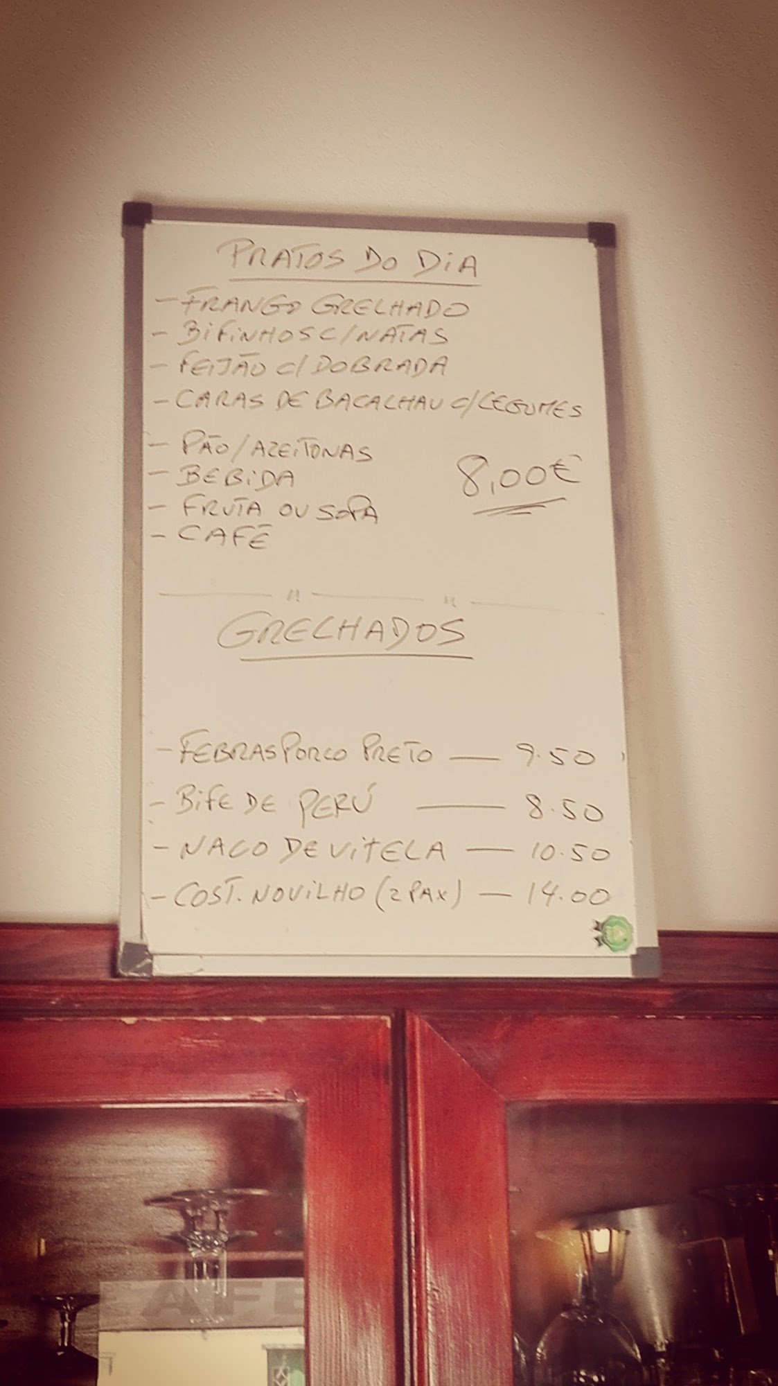 Restaurante Raposo Menu