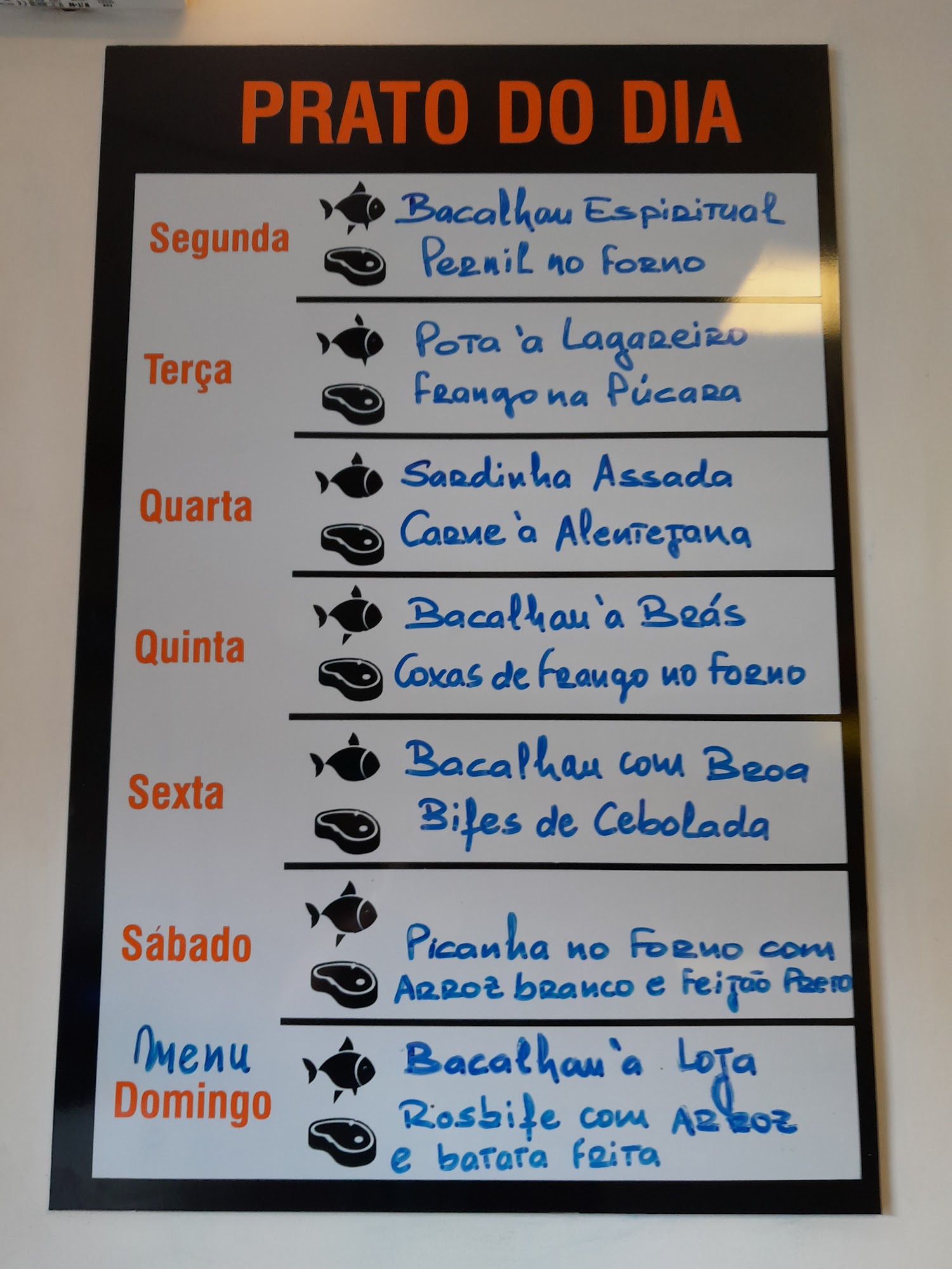 Loja do Leitão Menu