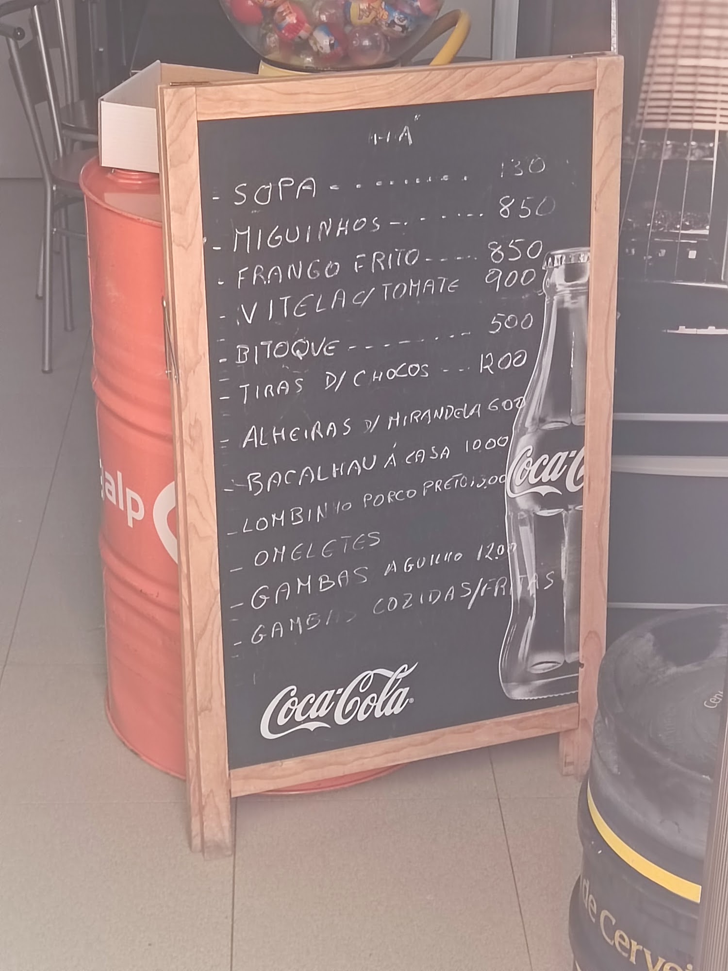 Vila Branca Restaurante Menu