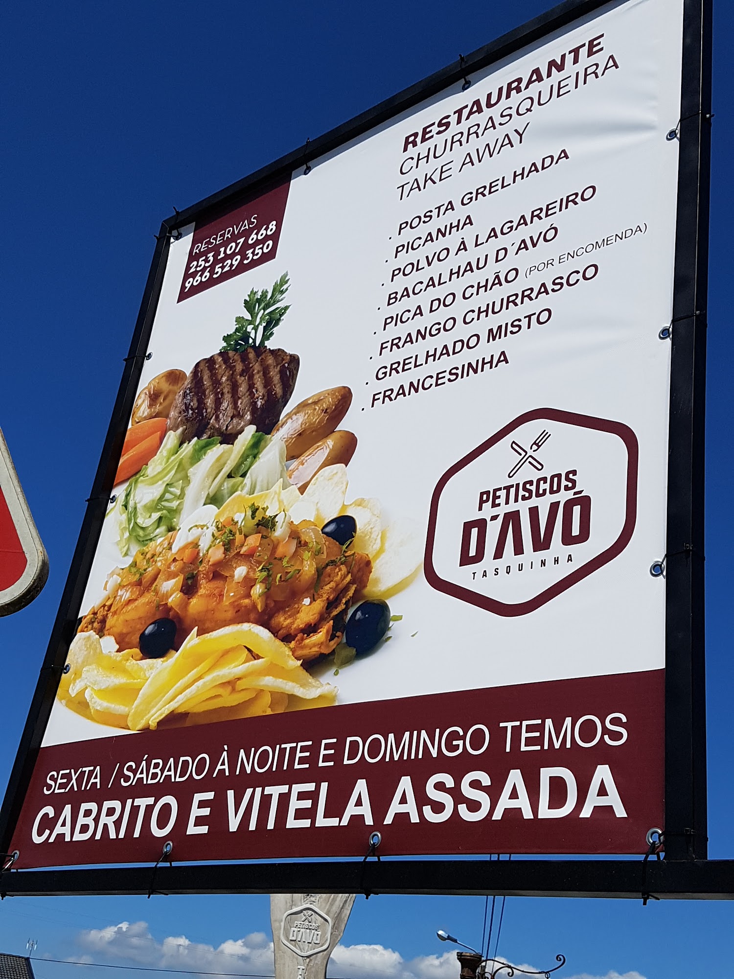 Restaurante Petiscos D`Avó Menu