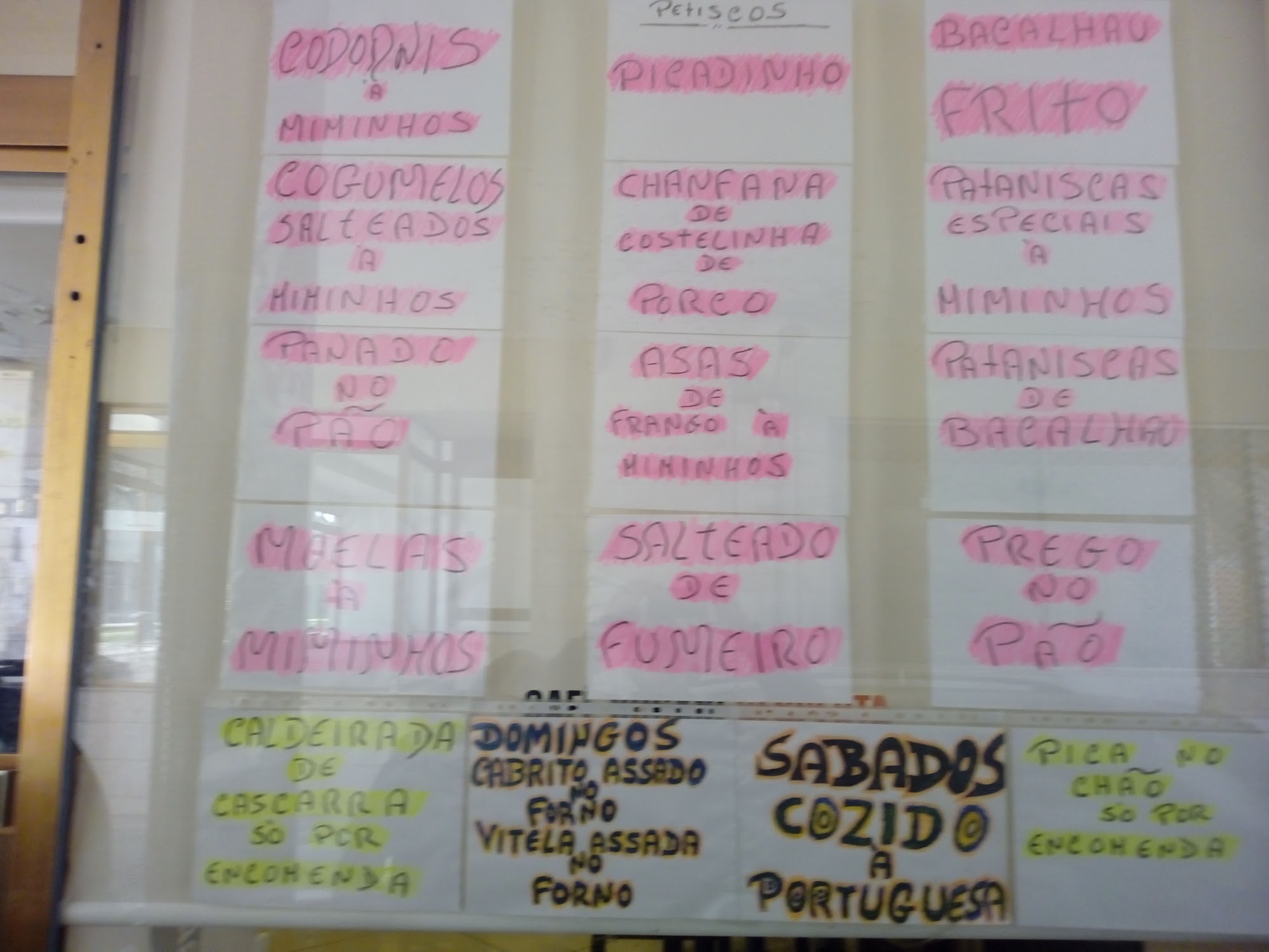 Miminhos Da Mãe Menu
