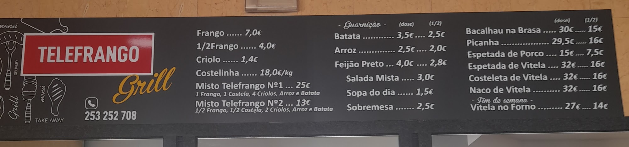 Telefrango Churrascaria (Telefrango Grill) Menu