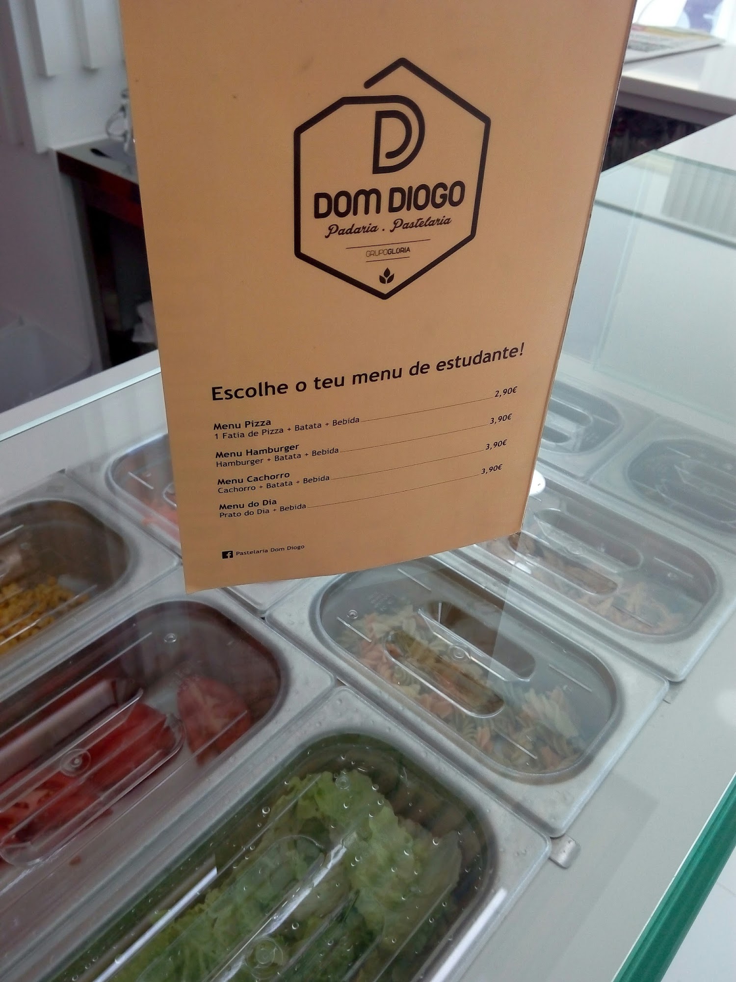 Pastelaria Dom Diogo Menu