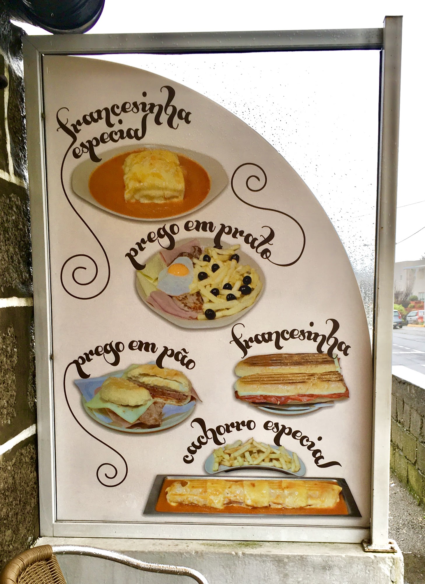 Café Vilar - Snack-Bar Menu